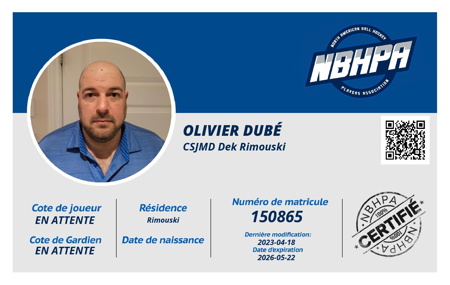 Olivier Dubé