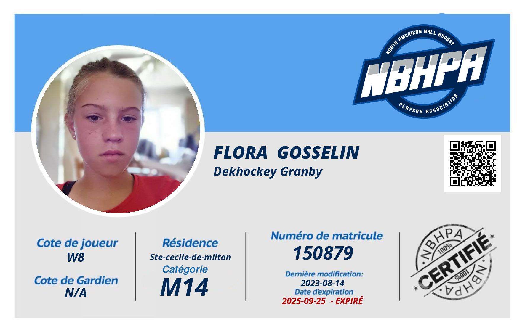 Flora  Gosselin 