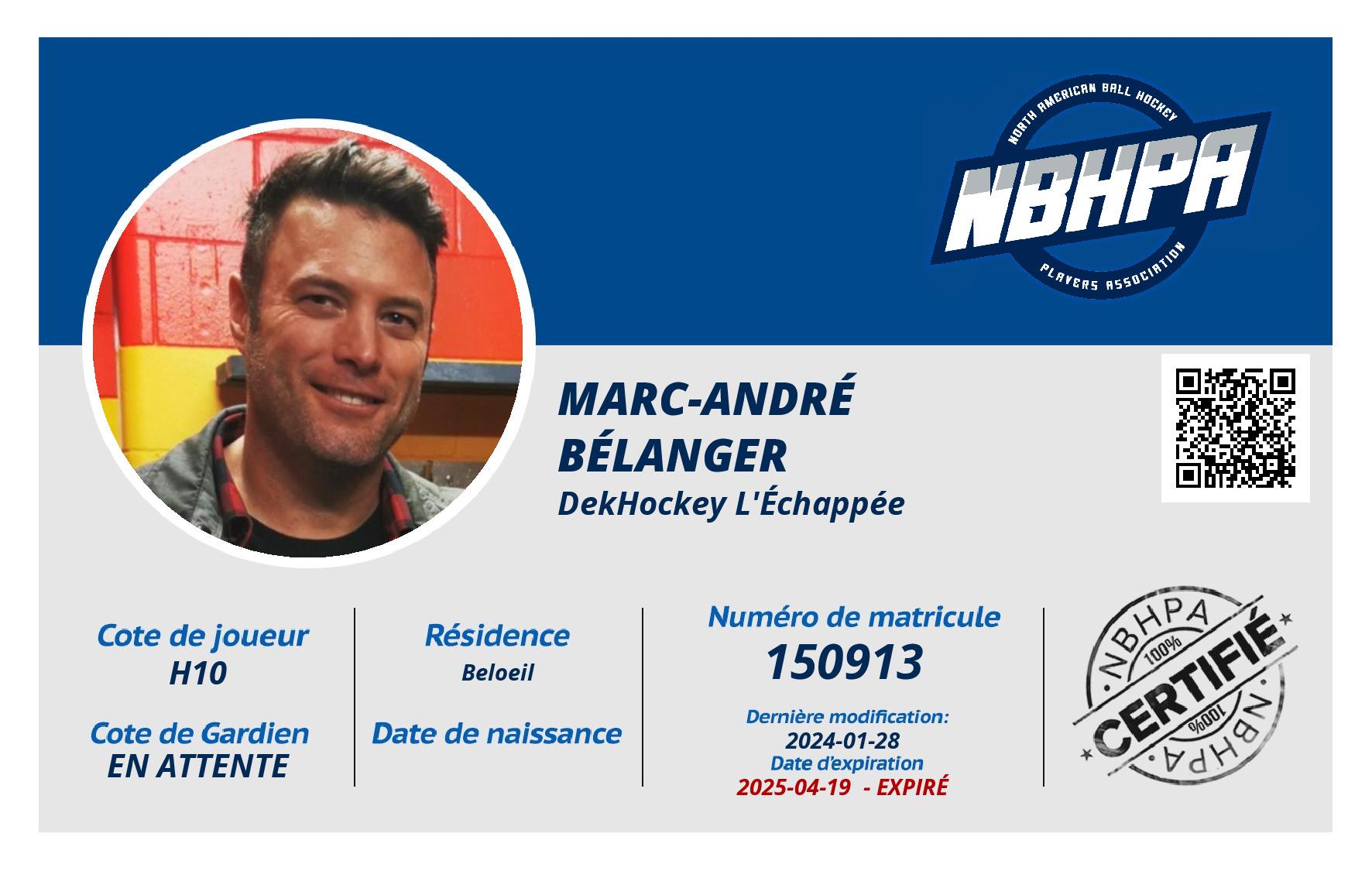 Marc-André  Bélanger