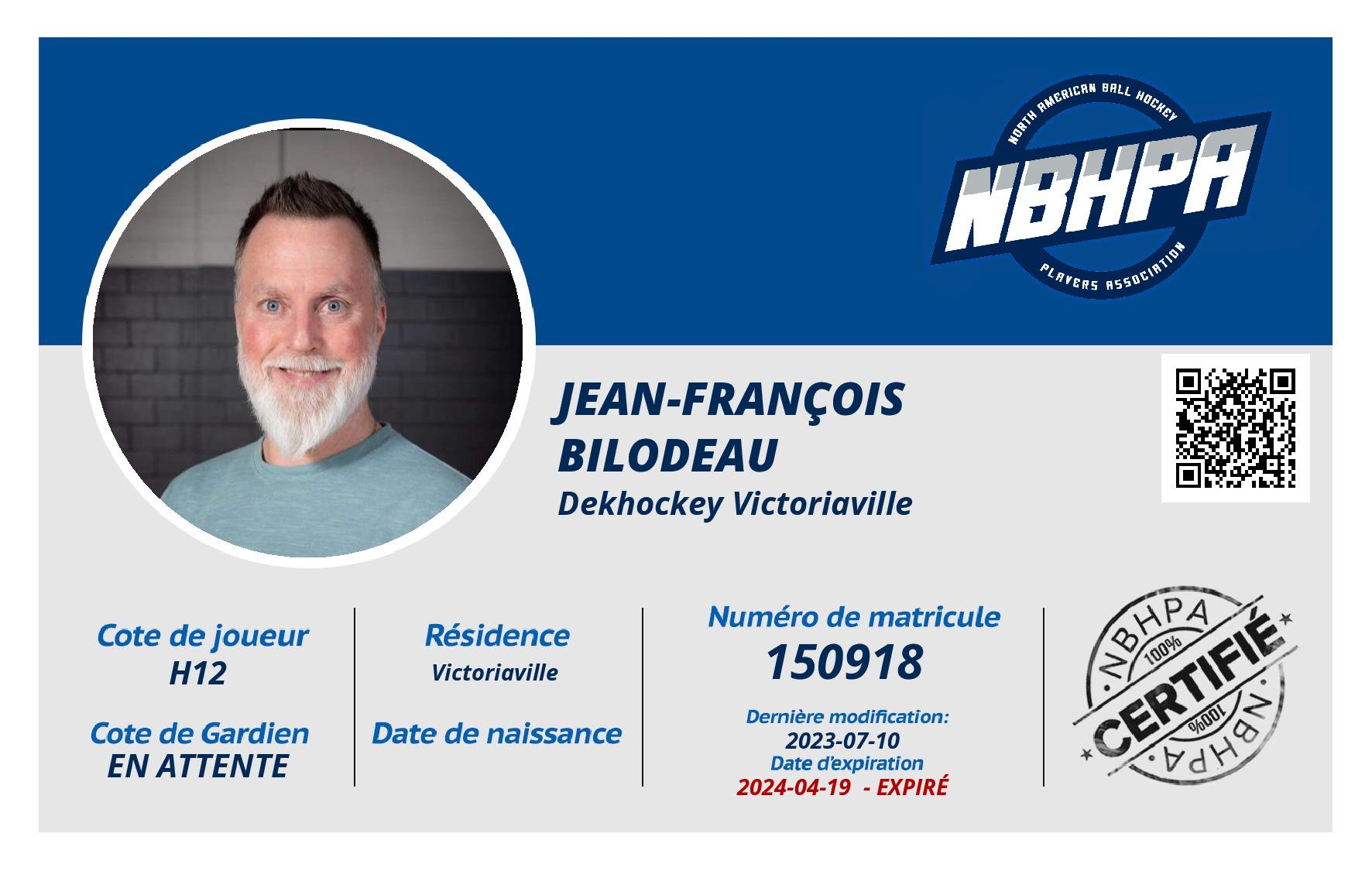 Jean-François  Bilodeau 