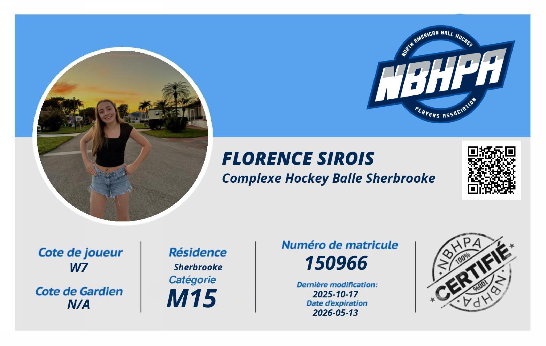 Florence Sirois