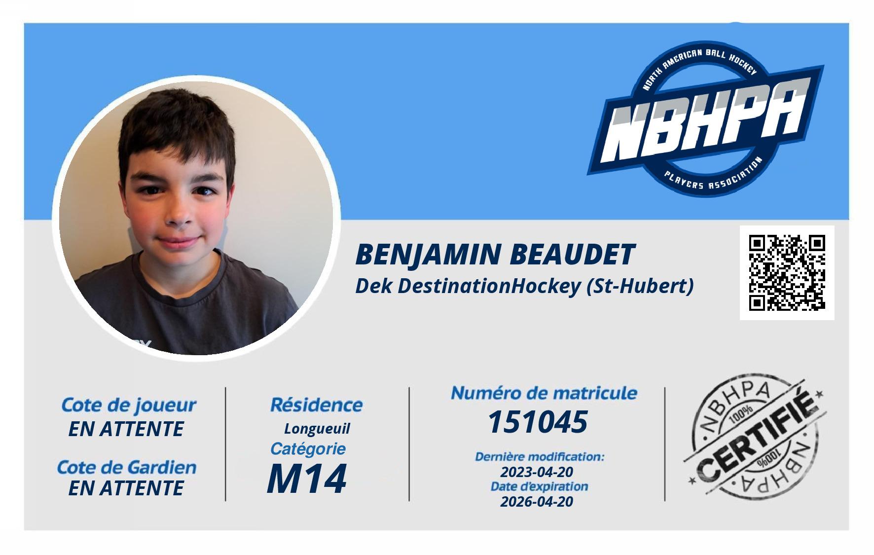 Benjamin Beaudet