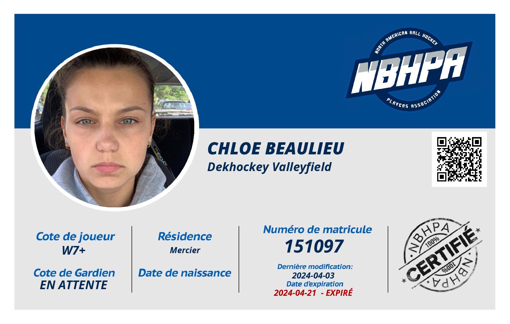 Chloe Beaulieu
