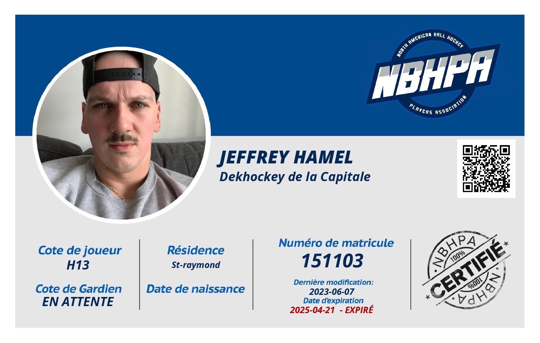 Jeffrey Hamel