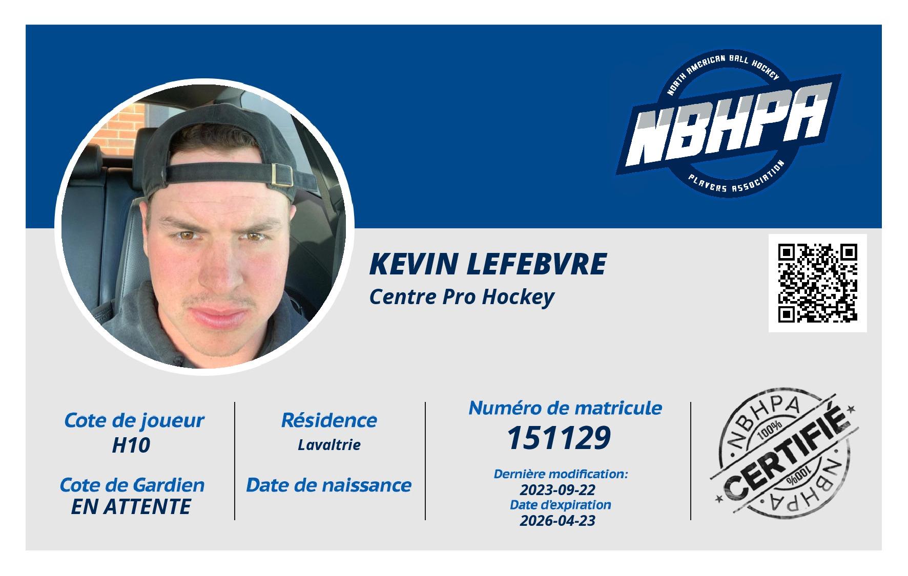 Kevin Lefebvre