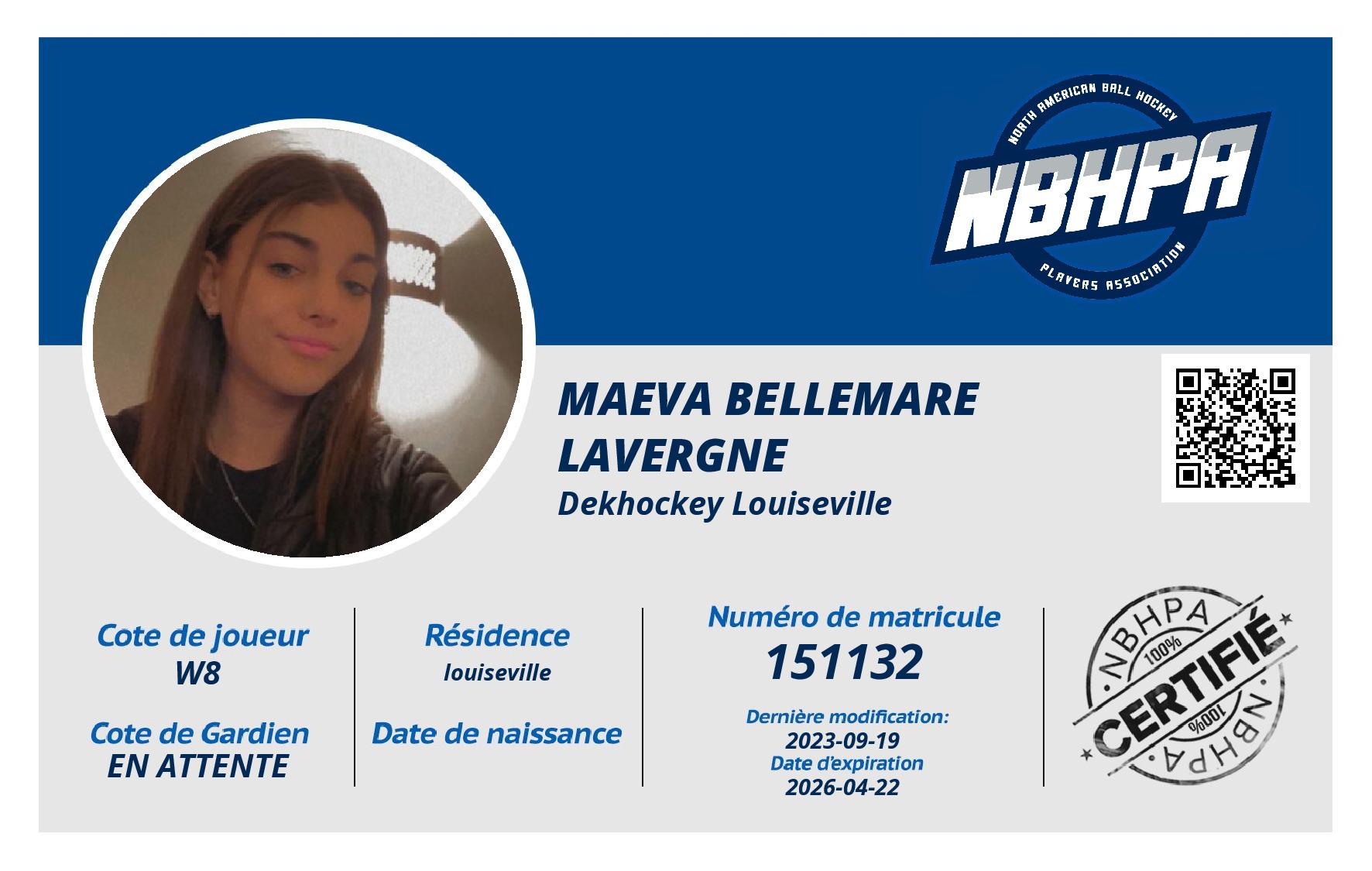 Maeva Bellemare Lavergne