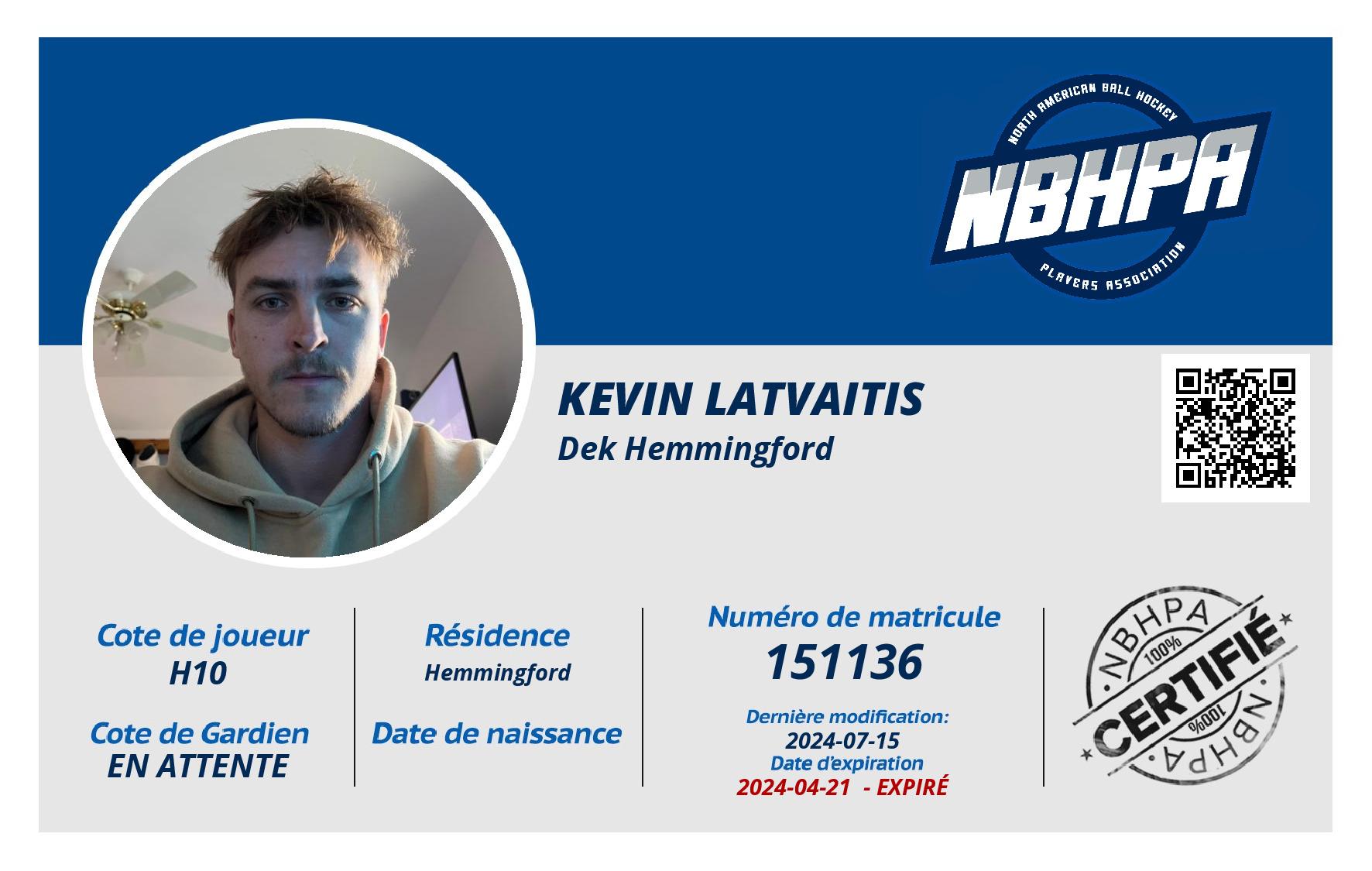 Kevin Latvaitis