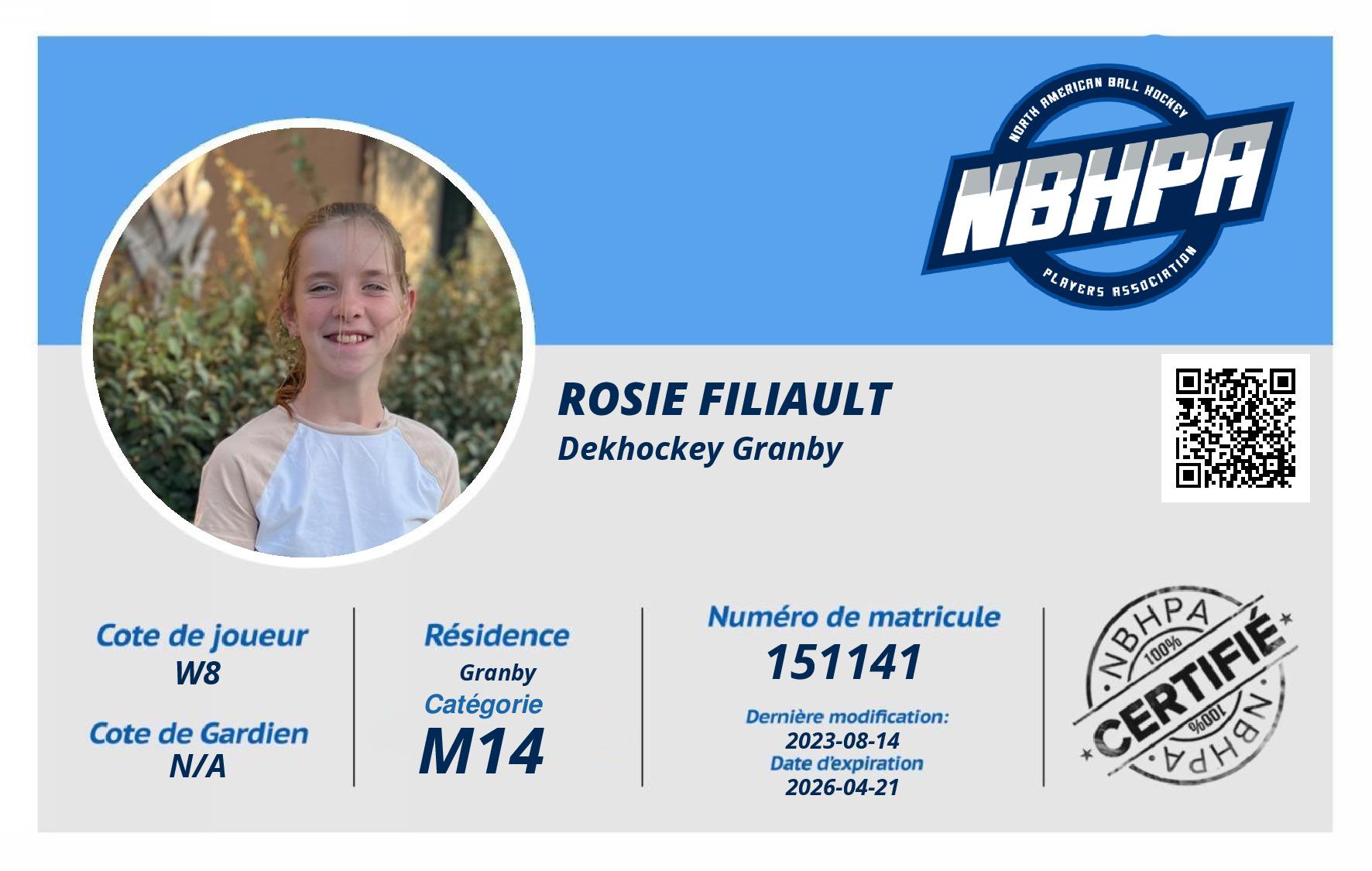 Rosie Filiault