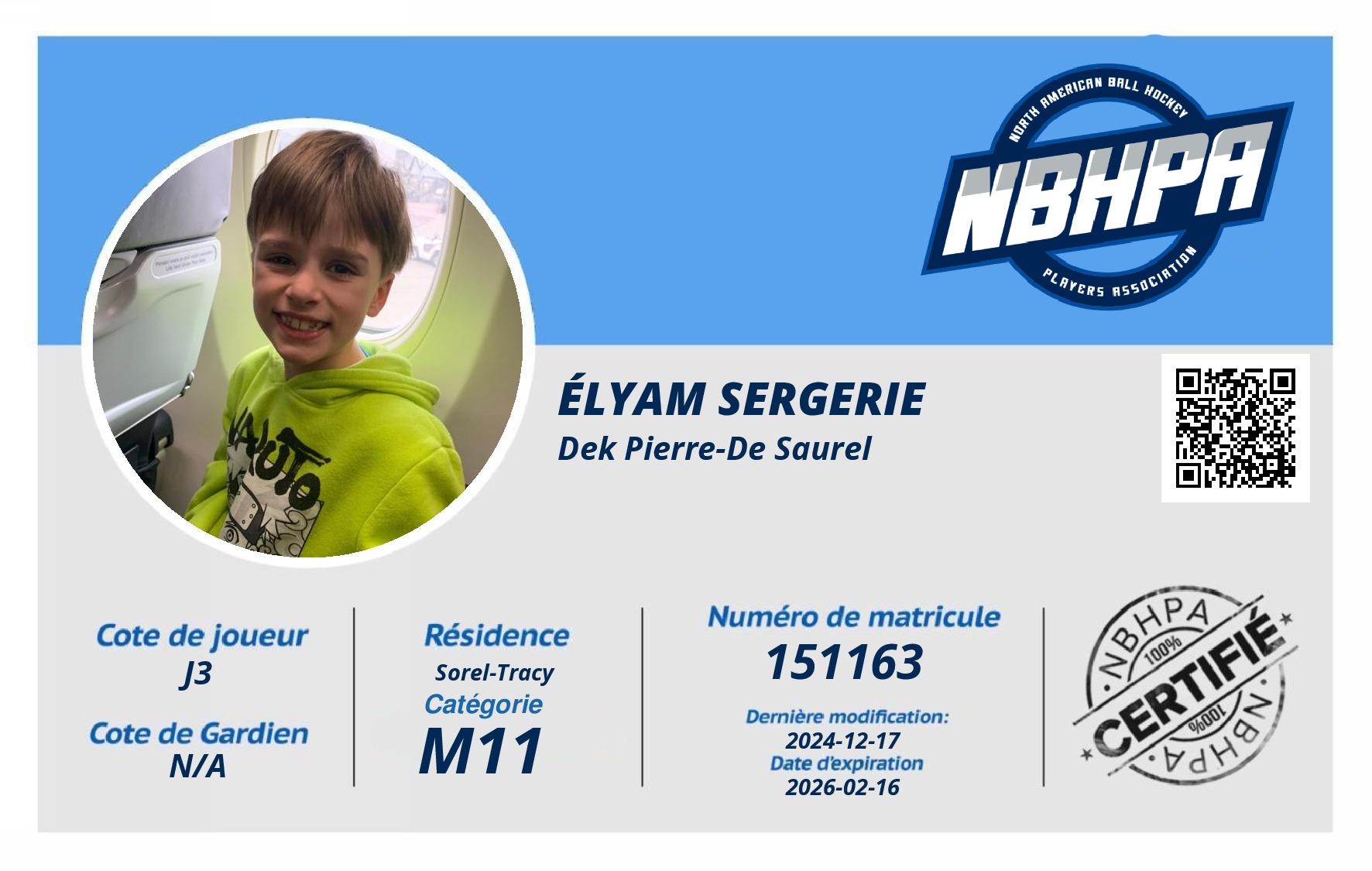 Élyam Sergerie