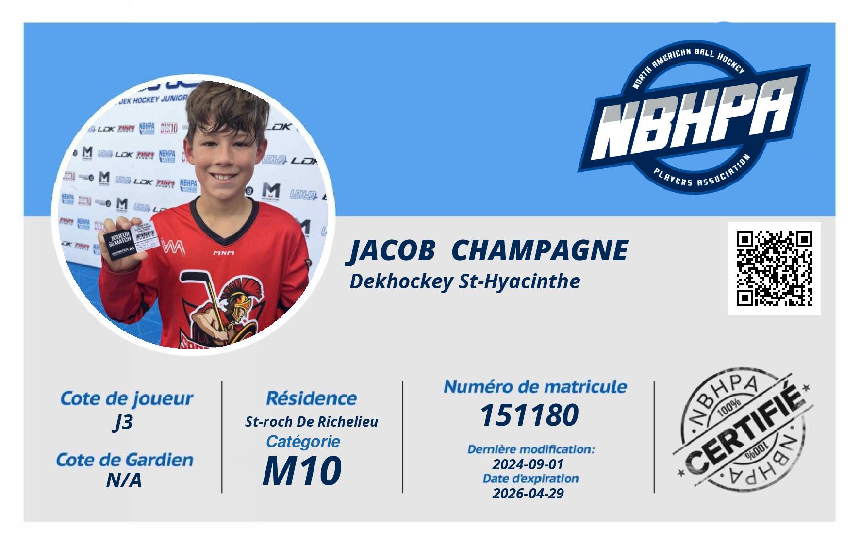 Jacob  Champagne