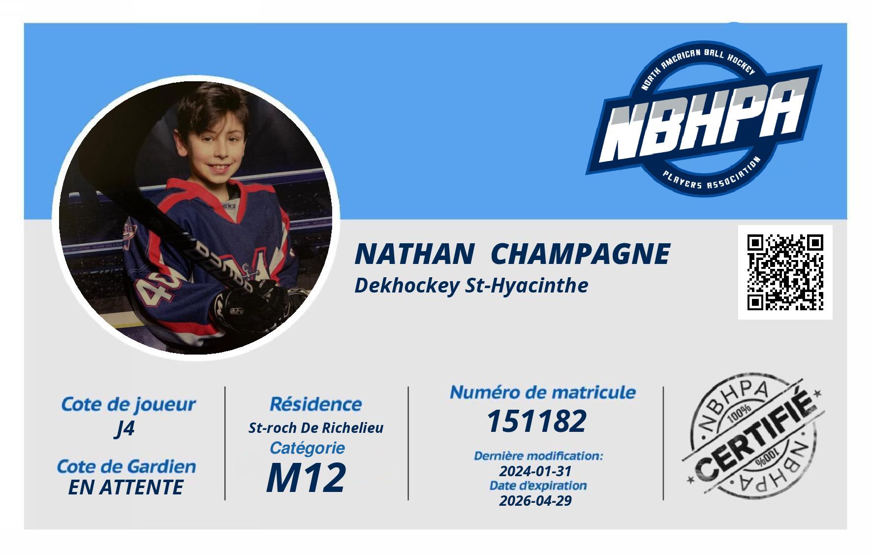 Nathan  Champagne 
