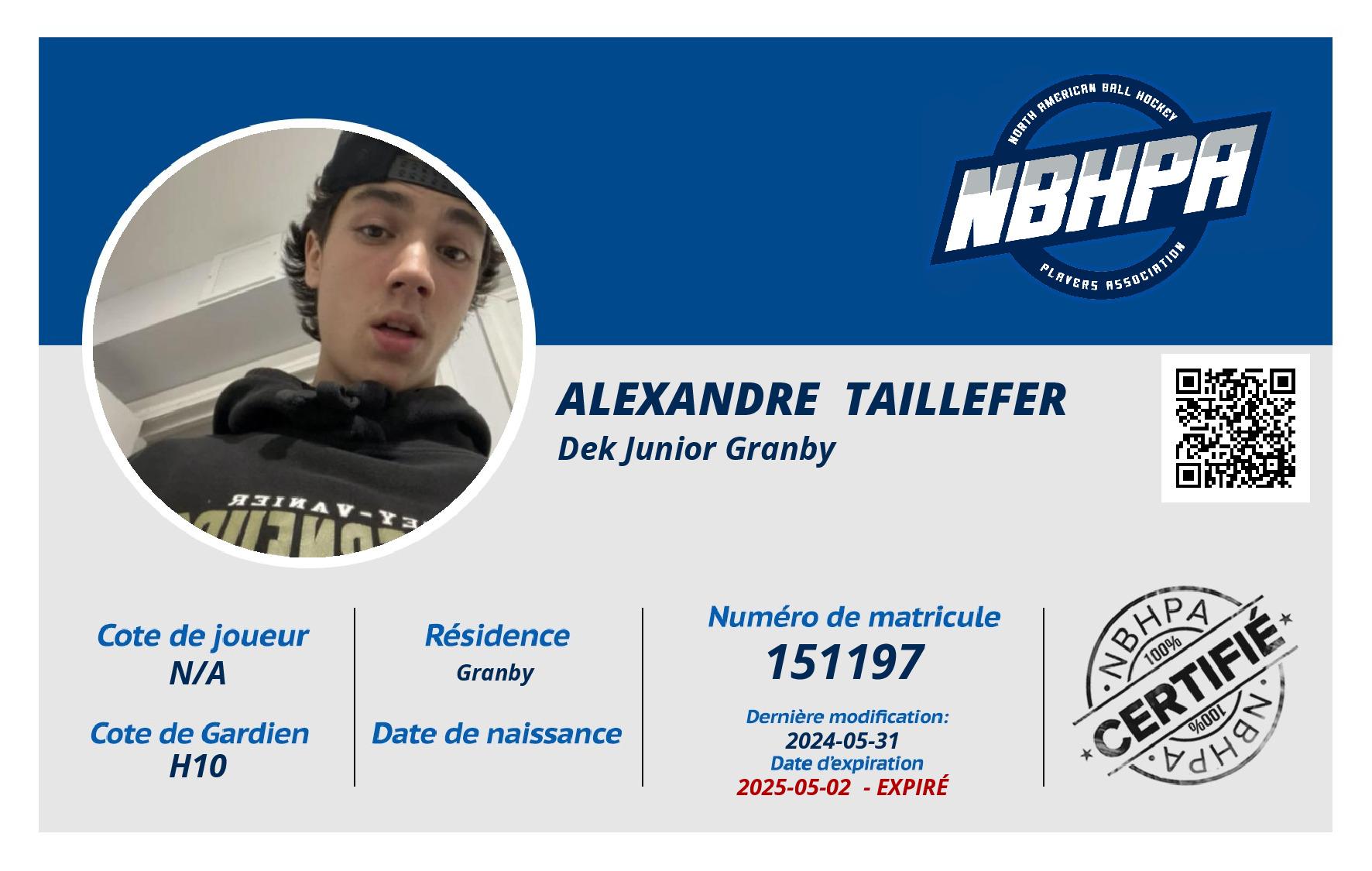 Alexandre  Taillefer 