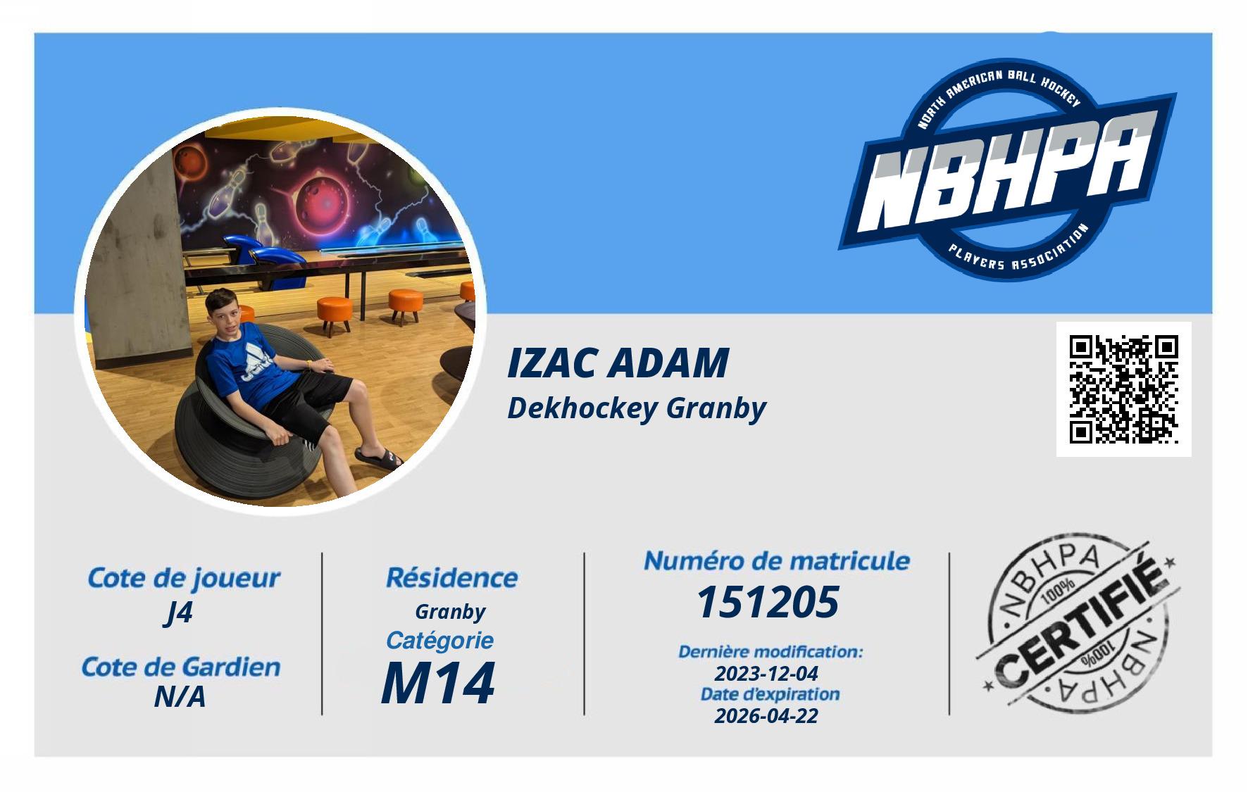 Izac Adam