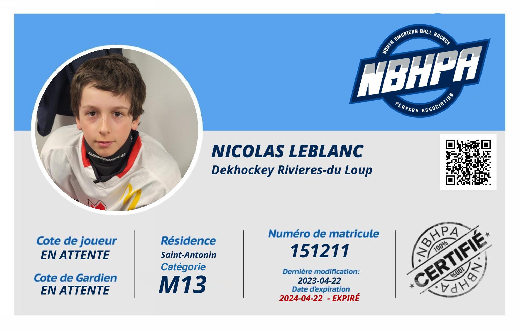 Nicolas Leblanc