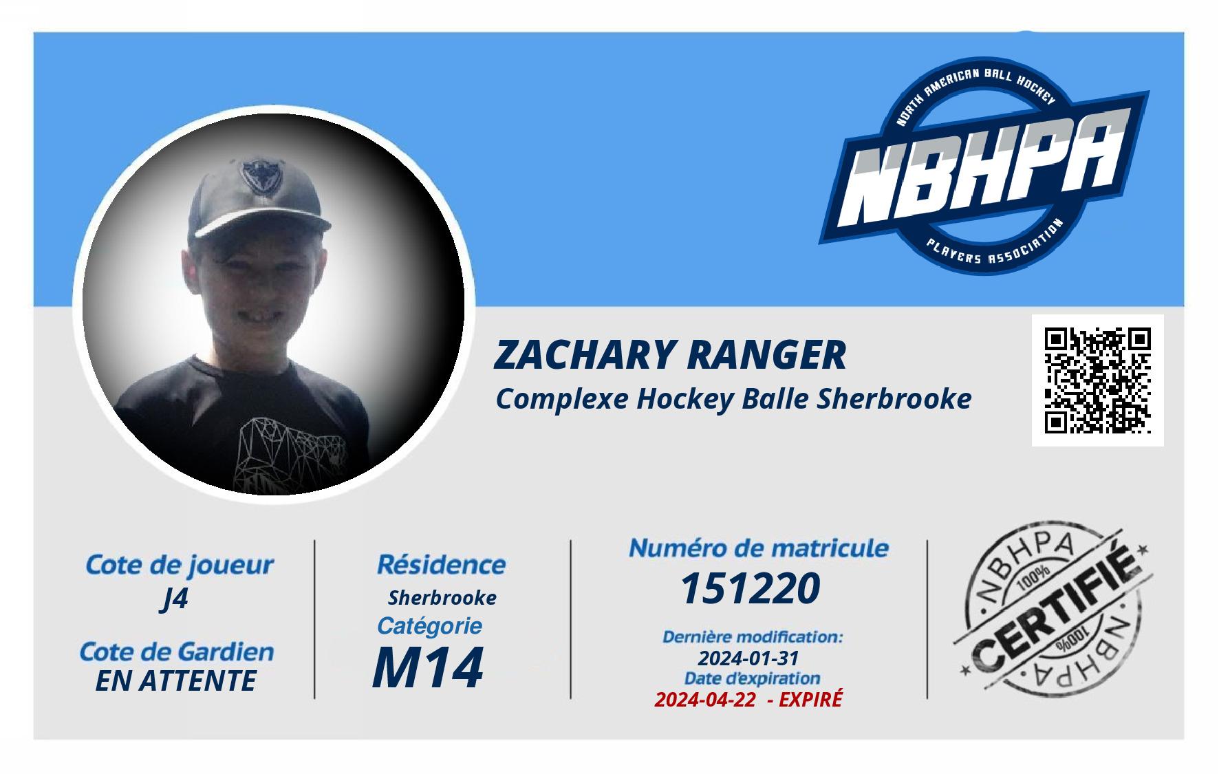 Zachary Ranger