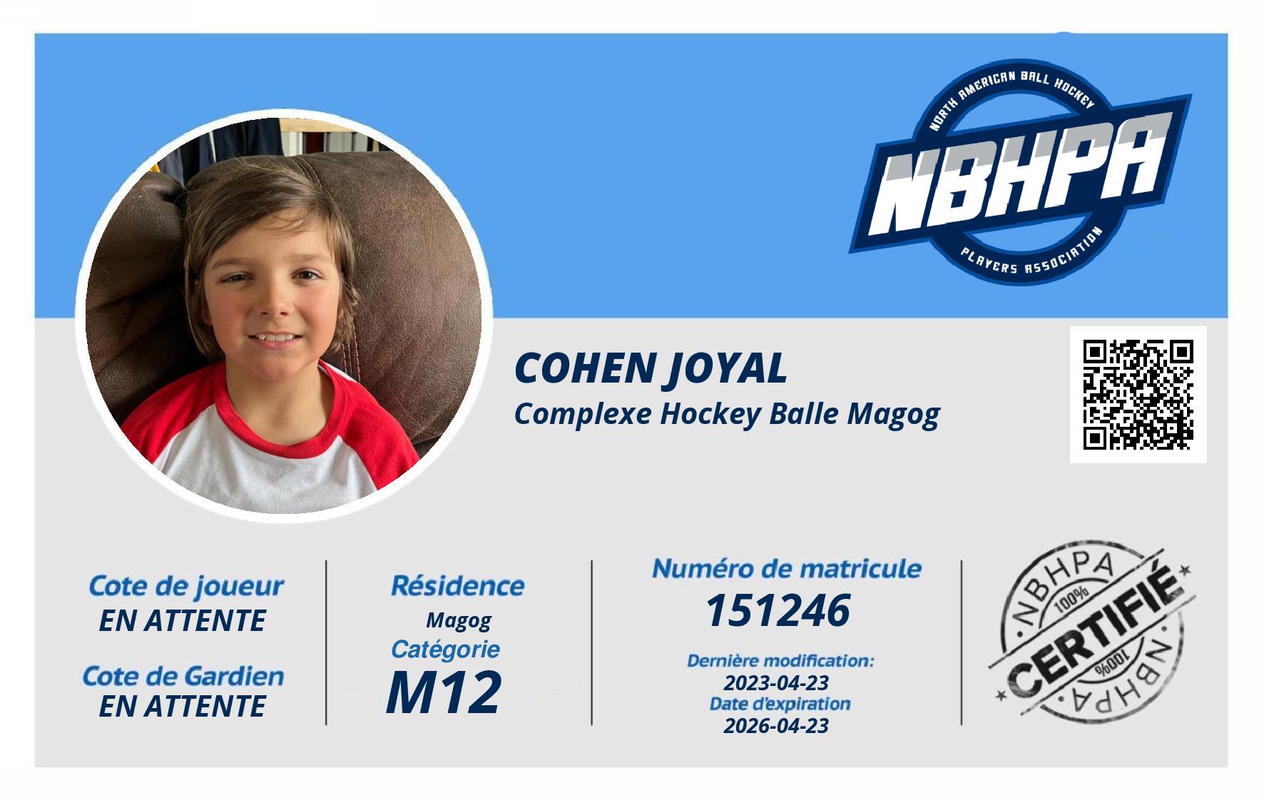 Cohen Joyal