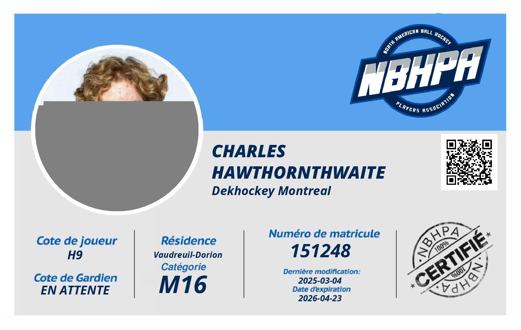 Charles  Hawthornthwaite