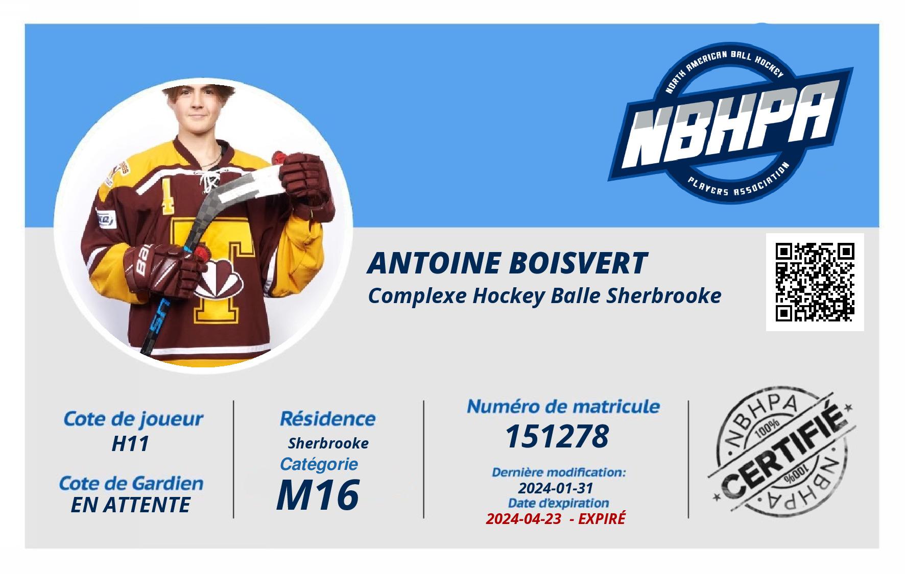 Antoine Boisvert
