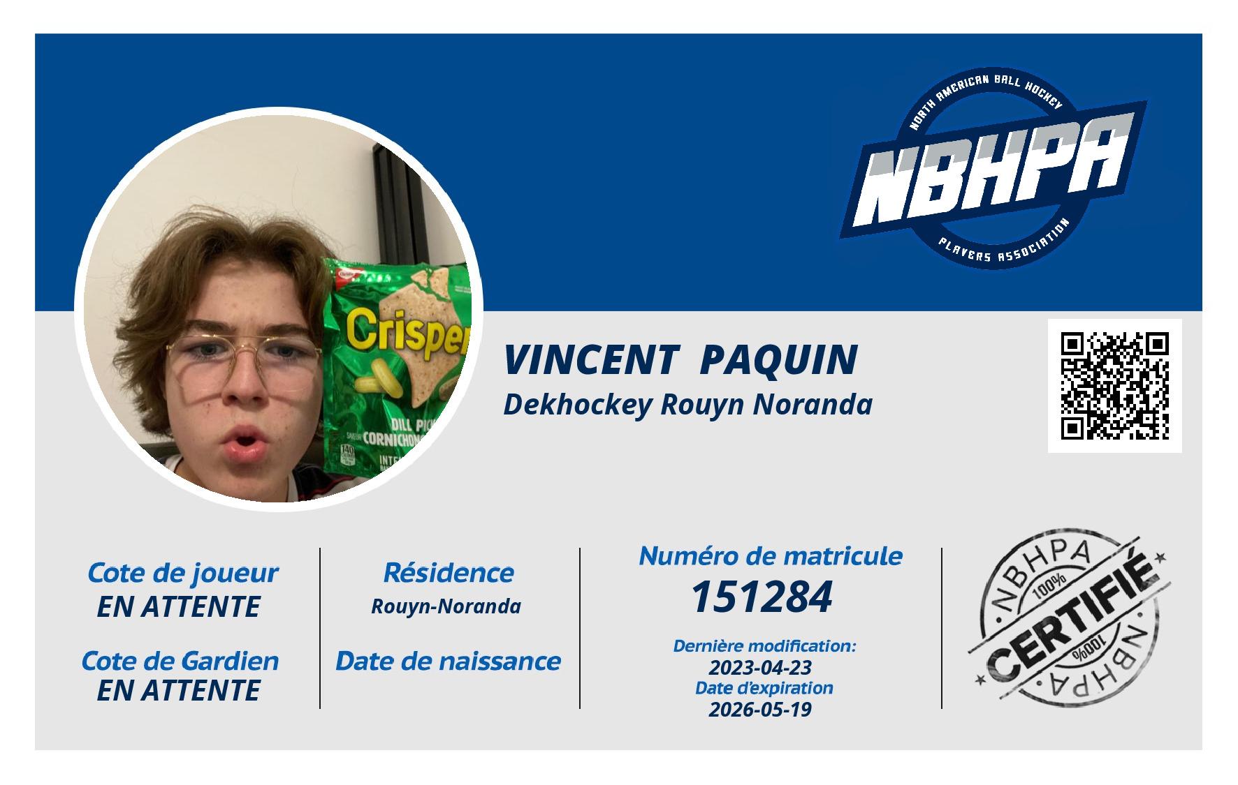 Vincent  Paquin