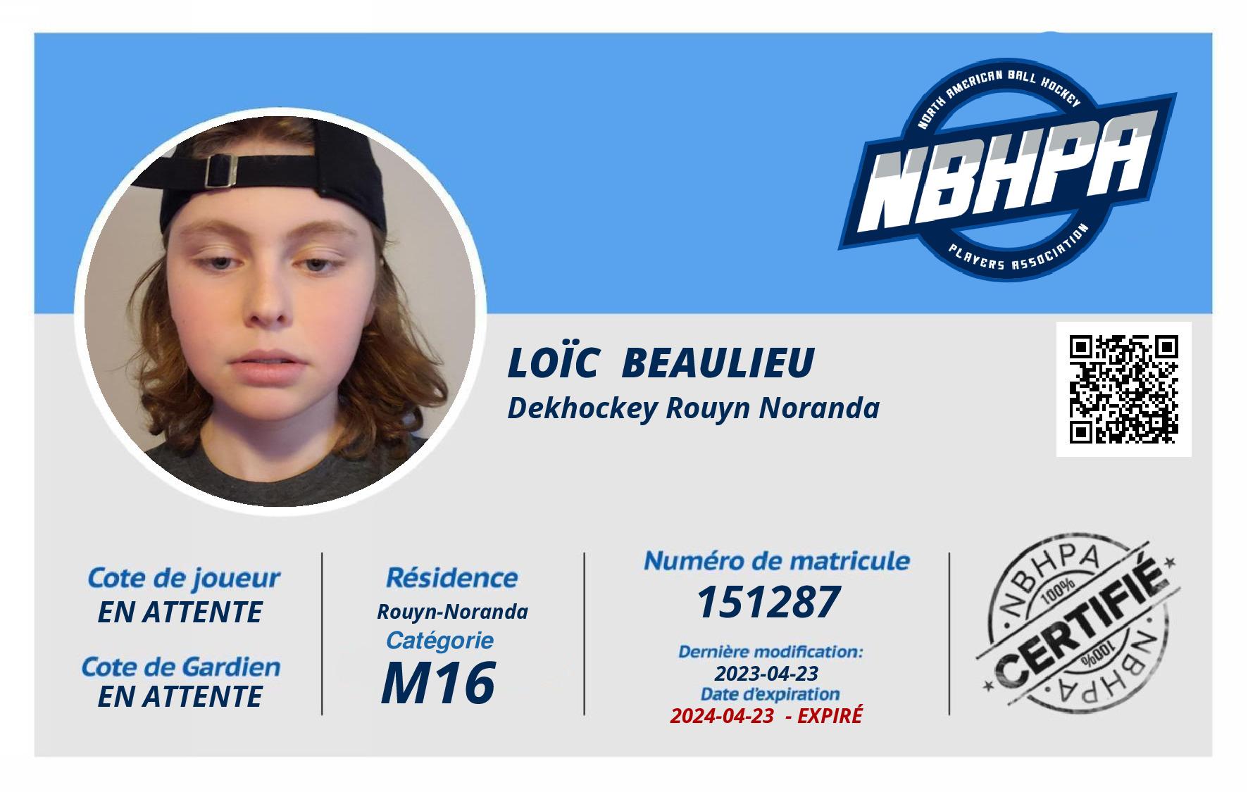 Loïc  Beaulieu