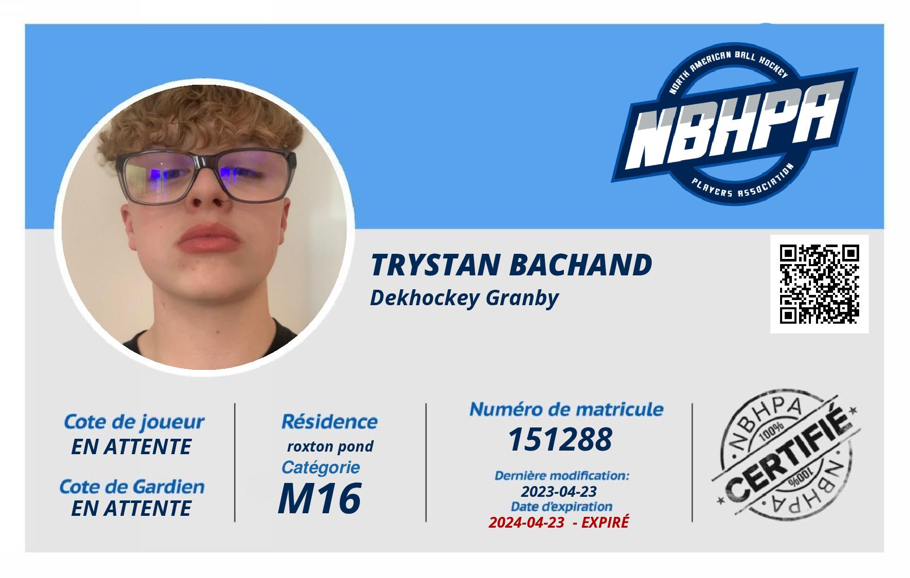 Trystan Bachand