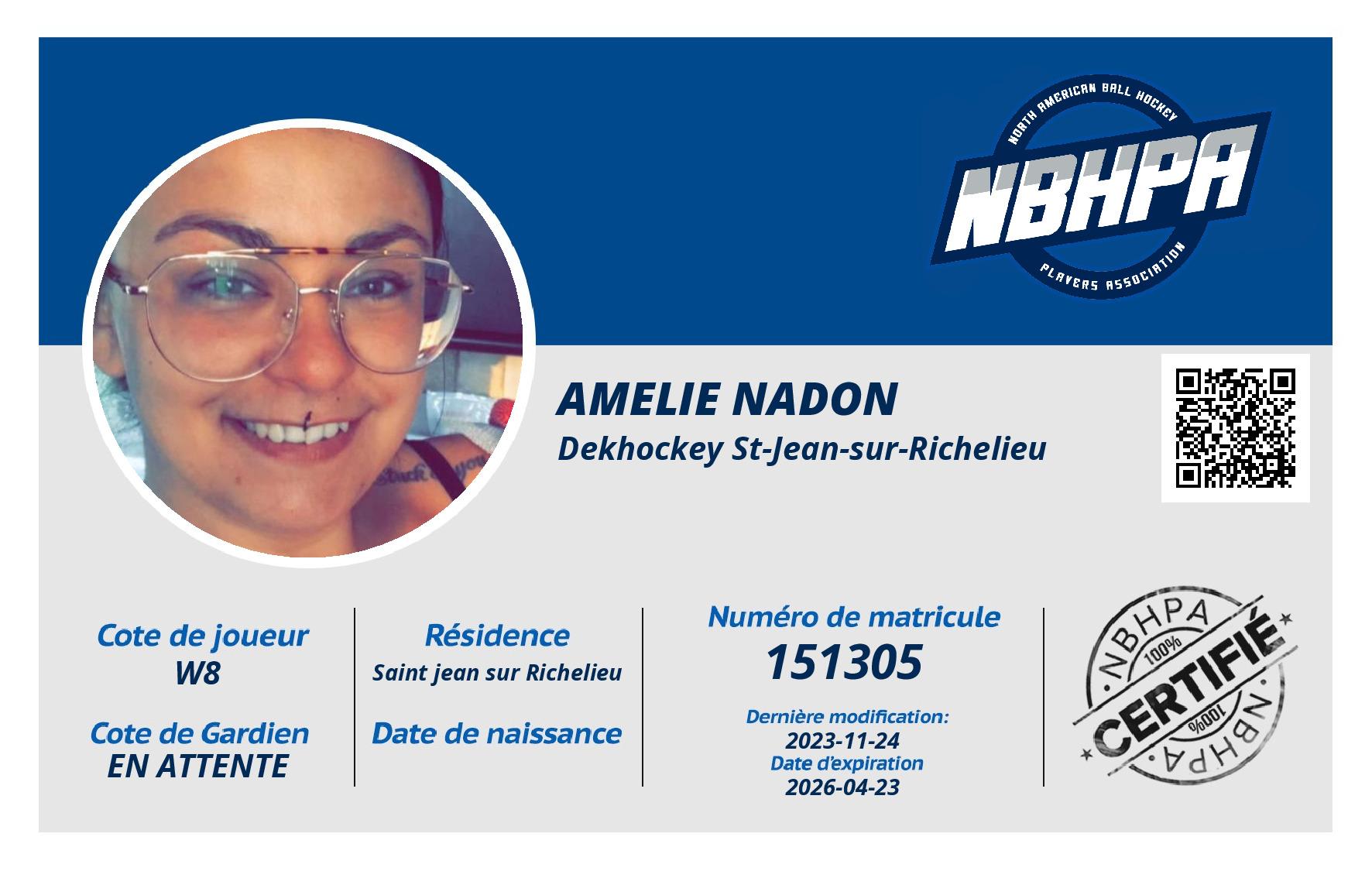 Amelie Nadon