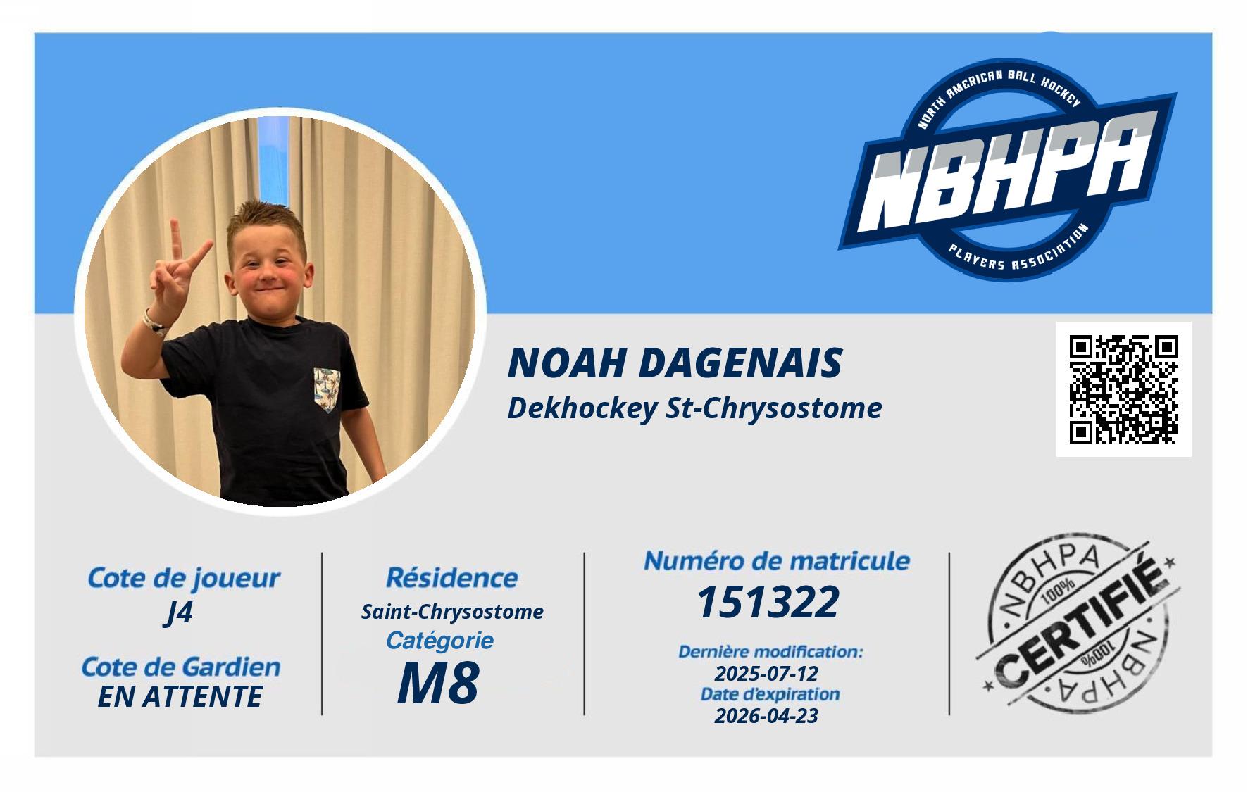 Noah Dagenais