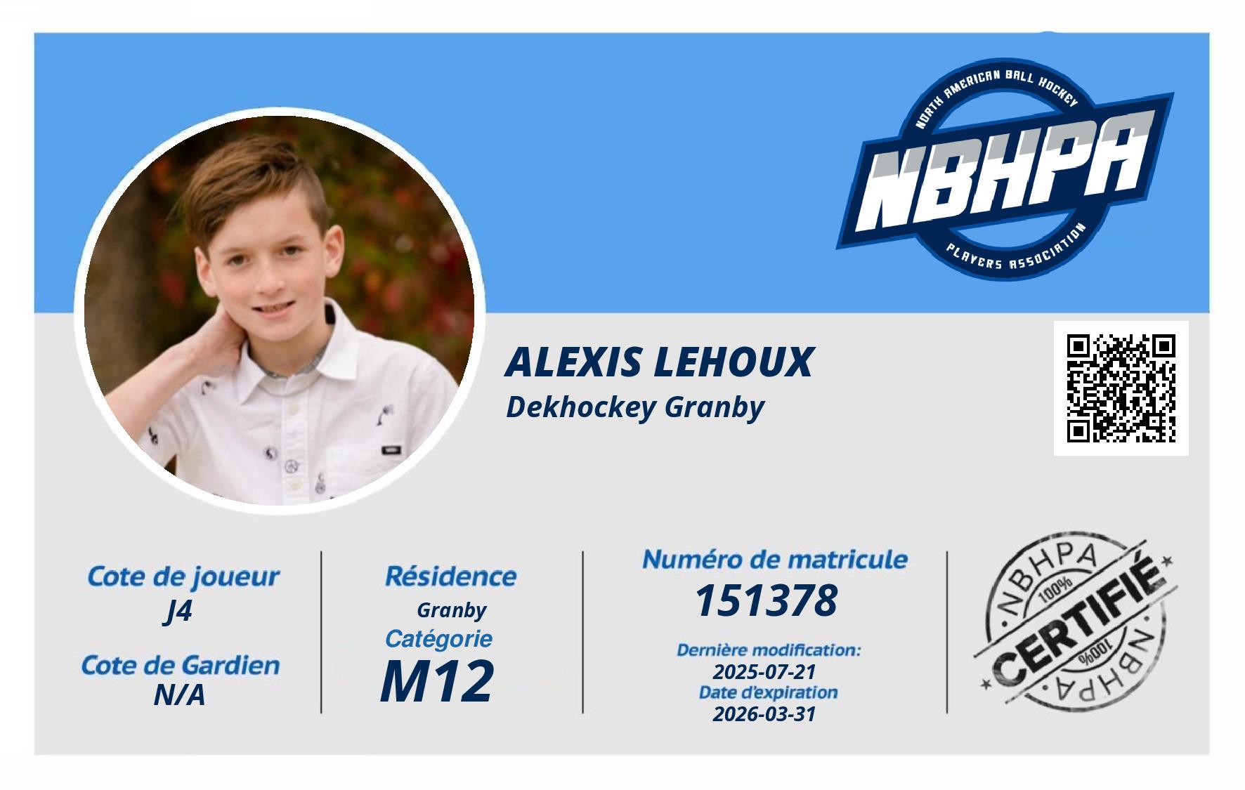 Alexis Lehoux