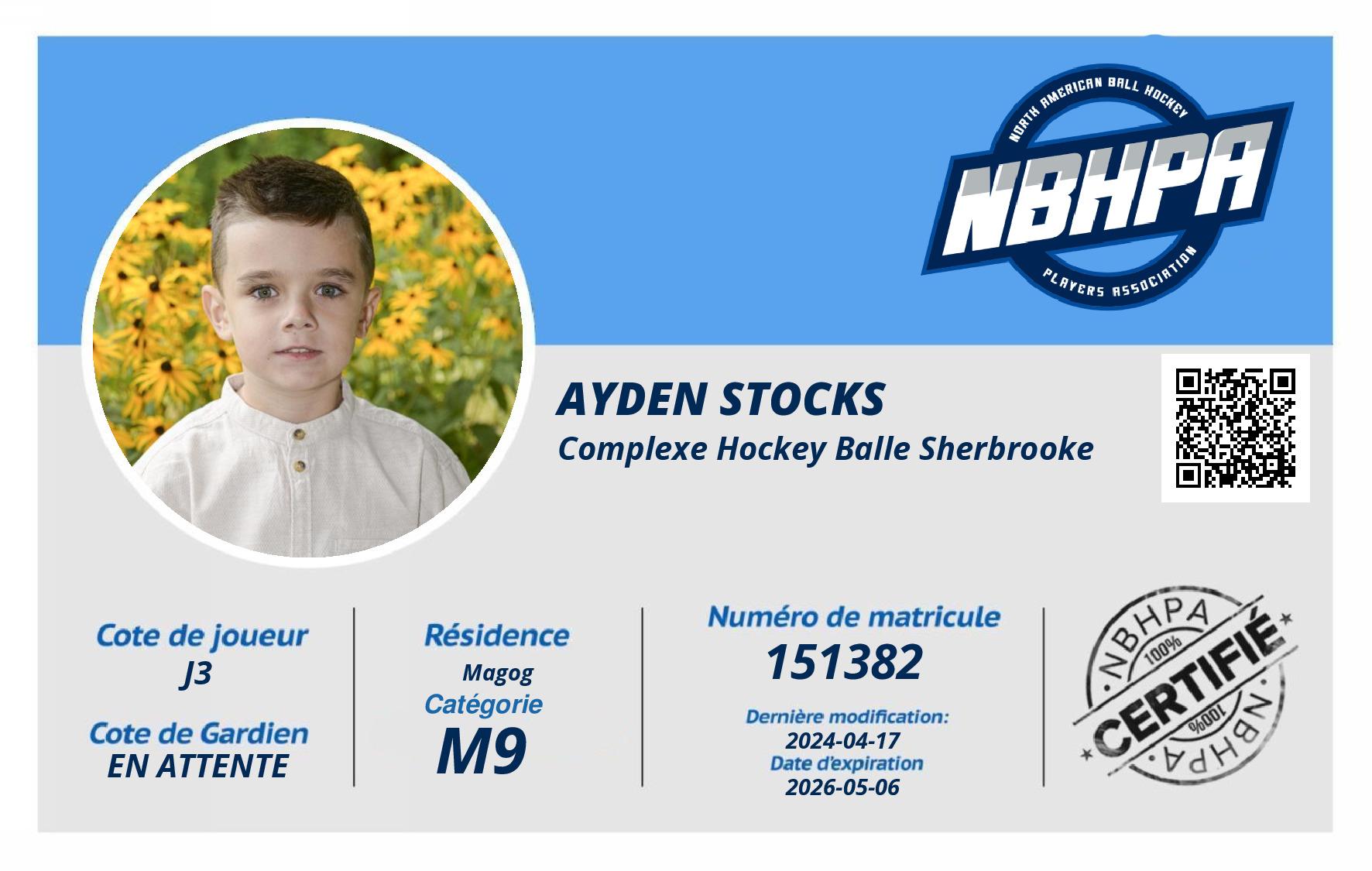 Ayden Stocks