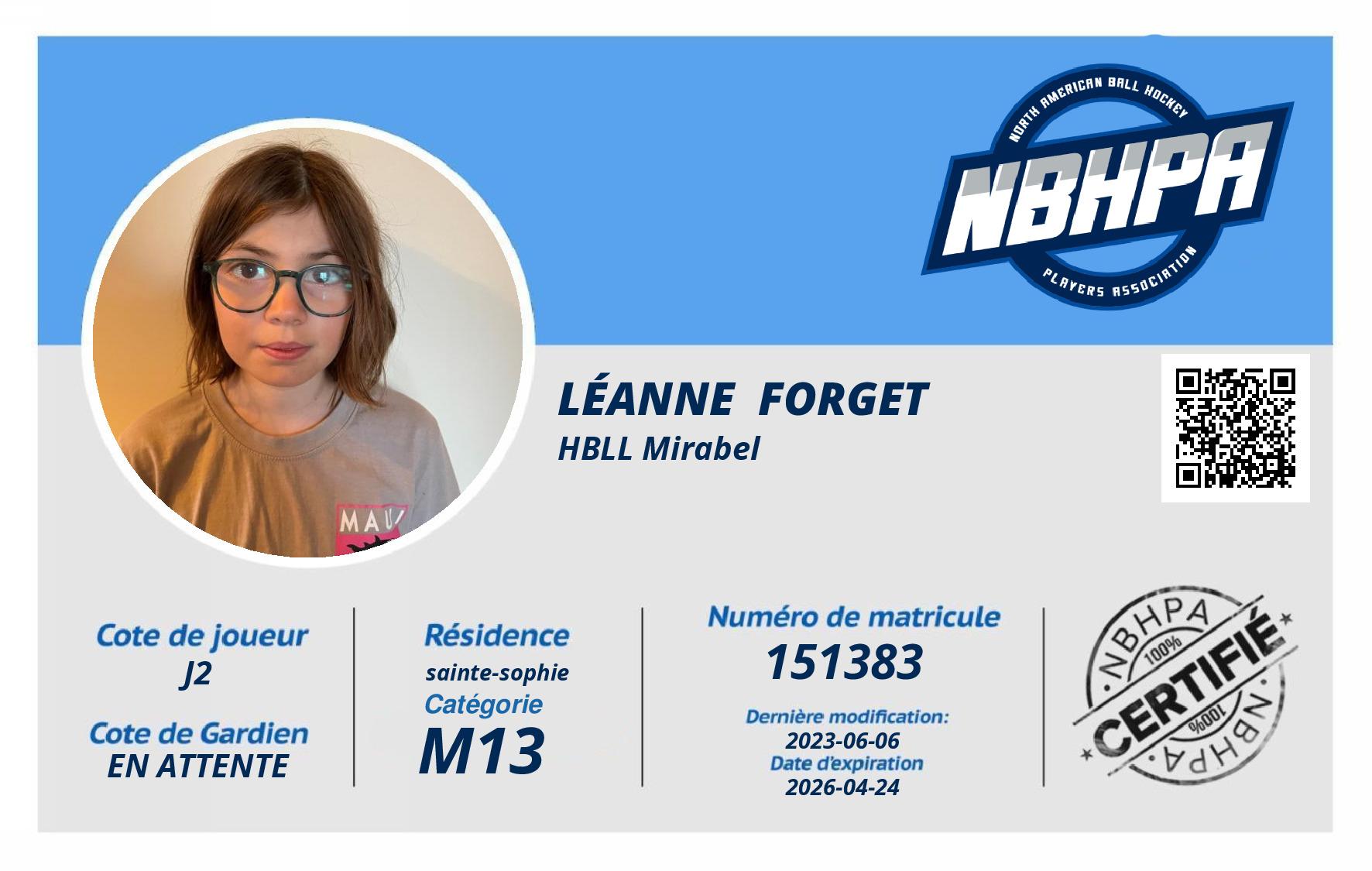 Léanne  Forget
