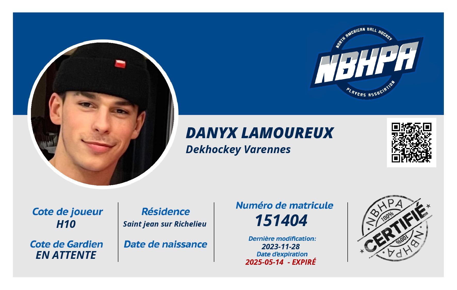 Danyx Lamoureux