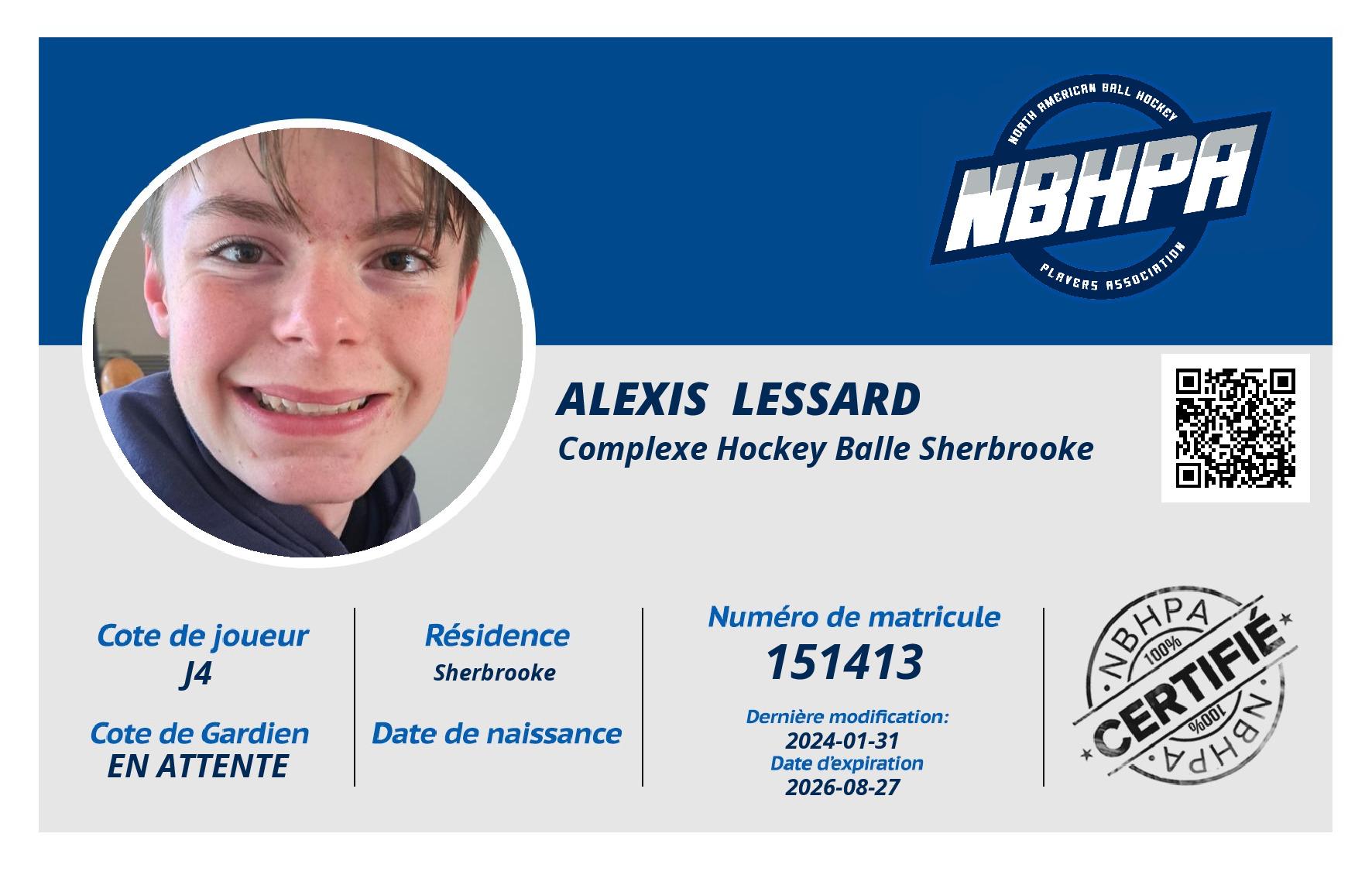 Alexis  Lessard 