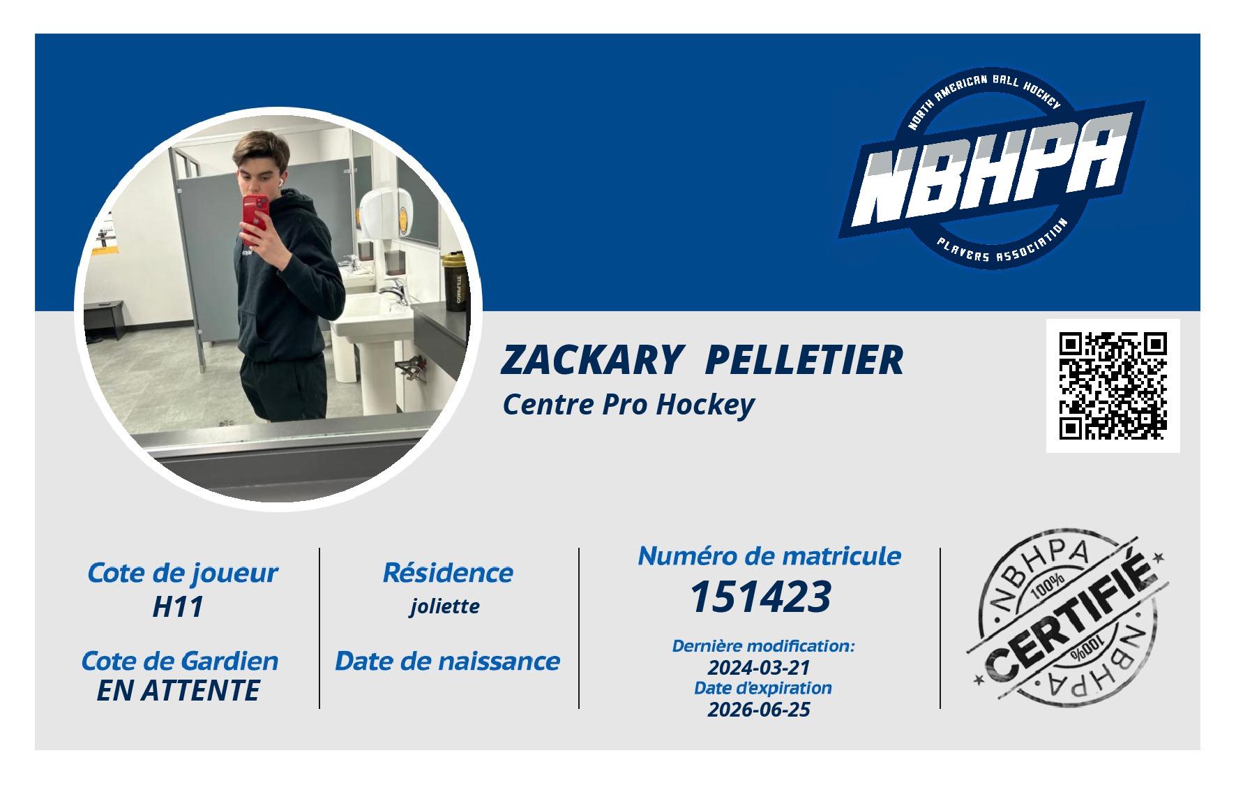 Zackary  Pelletier 
