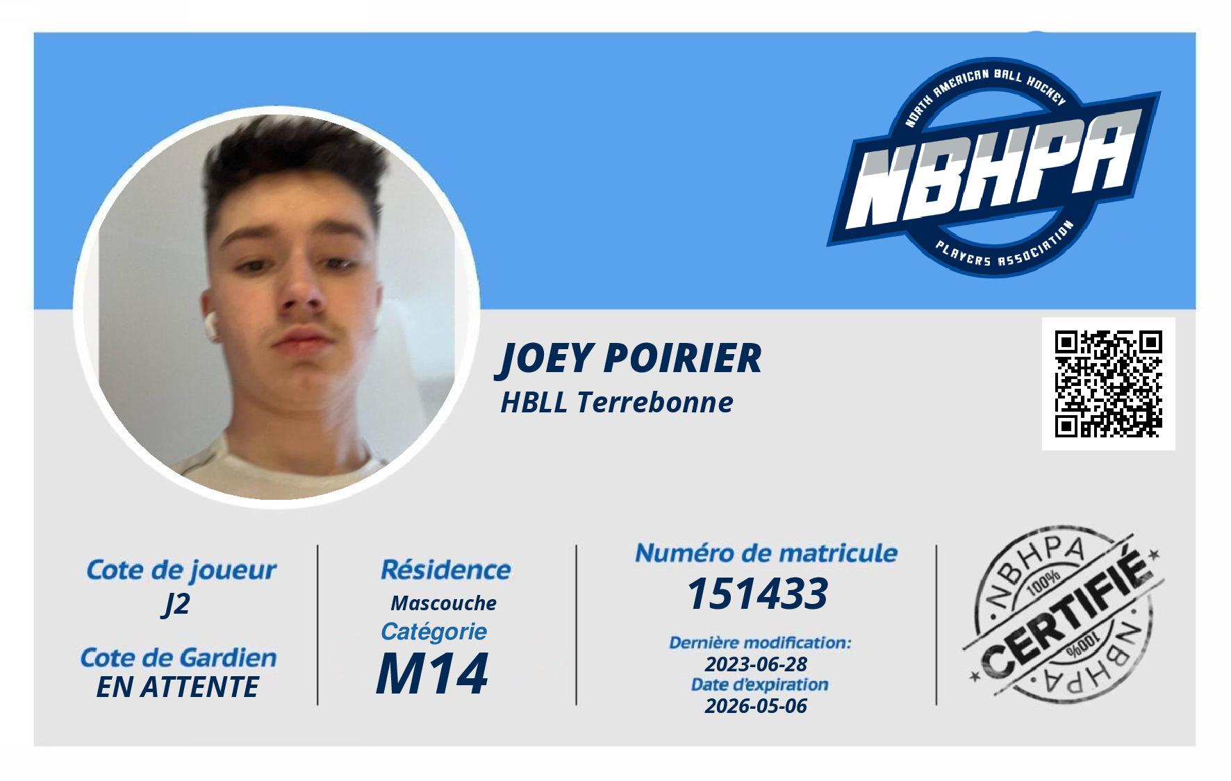 Joey Poirier 