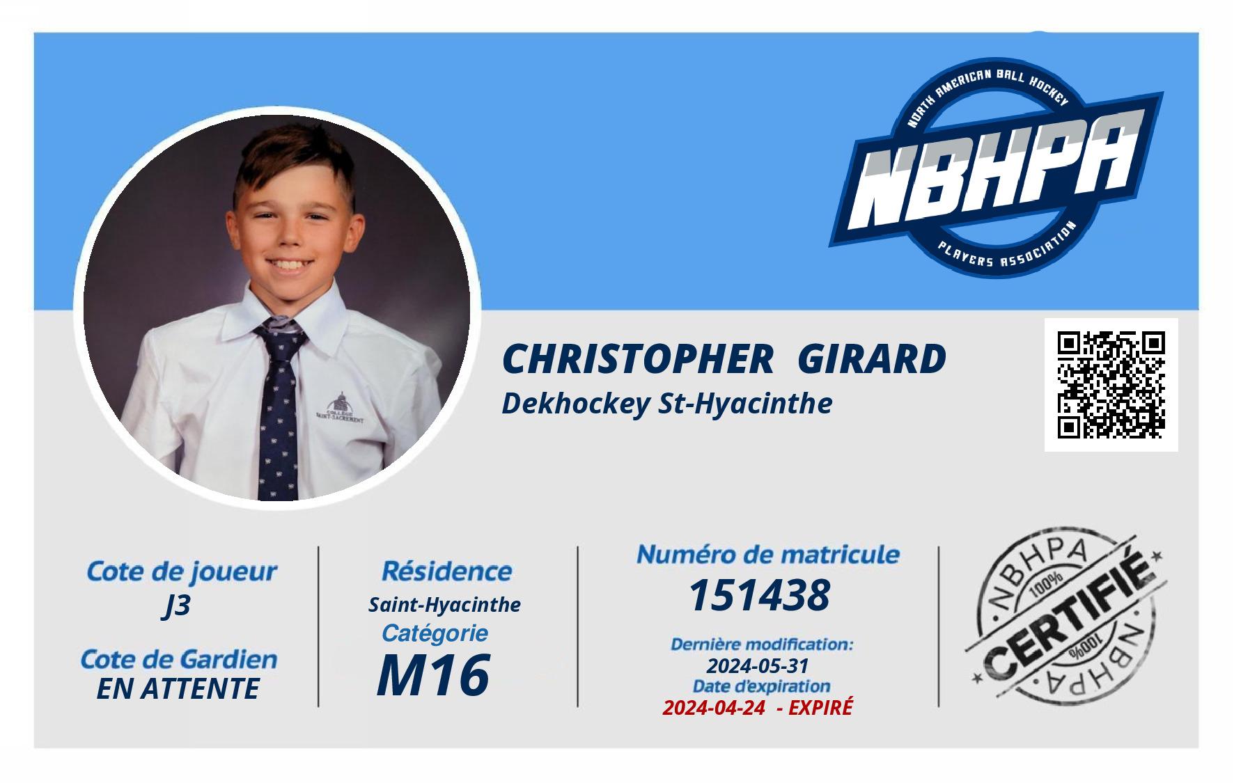 Christopher  Girard