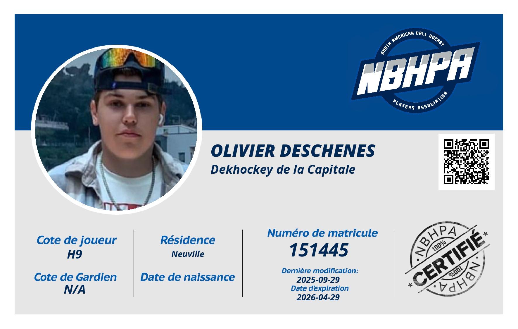 Olivier Deschenes