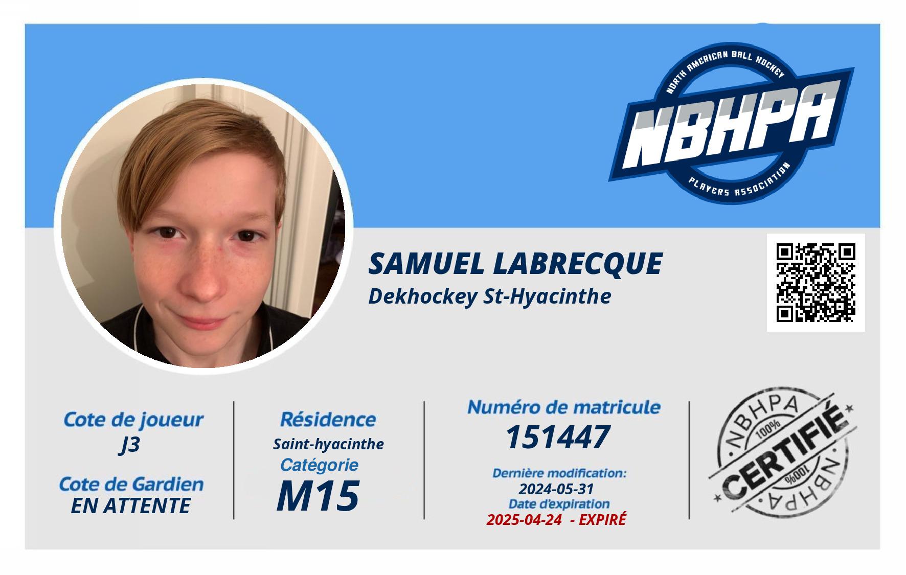 Samuel Labrecque