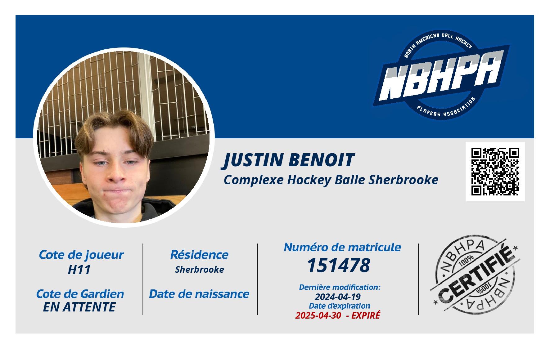 Justin Benoit