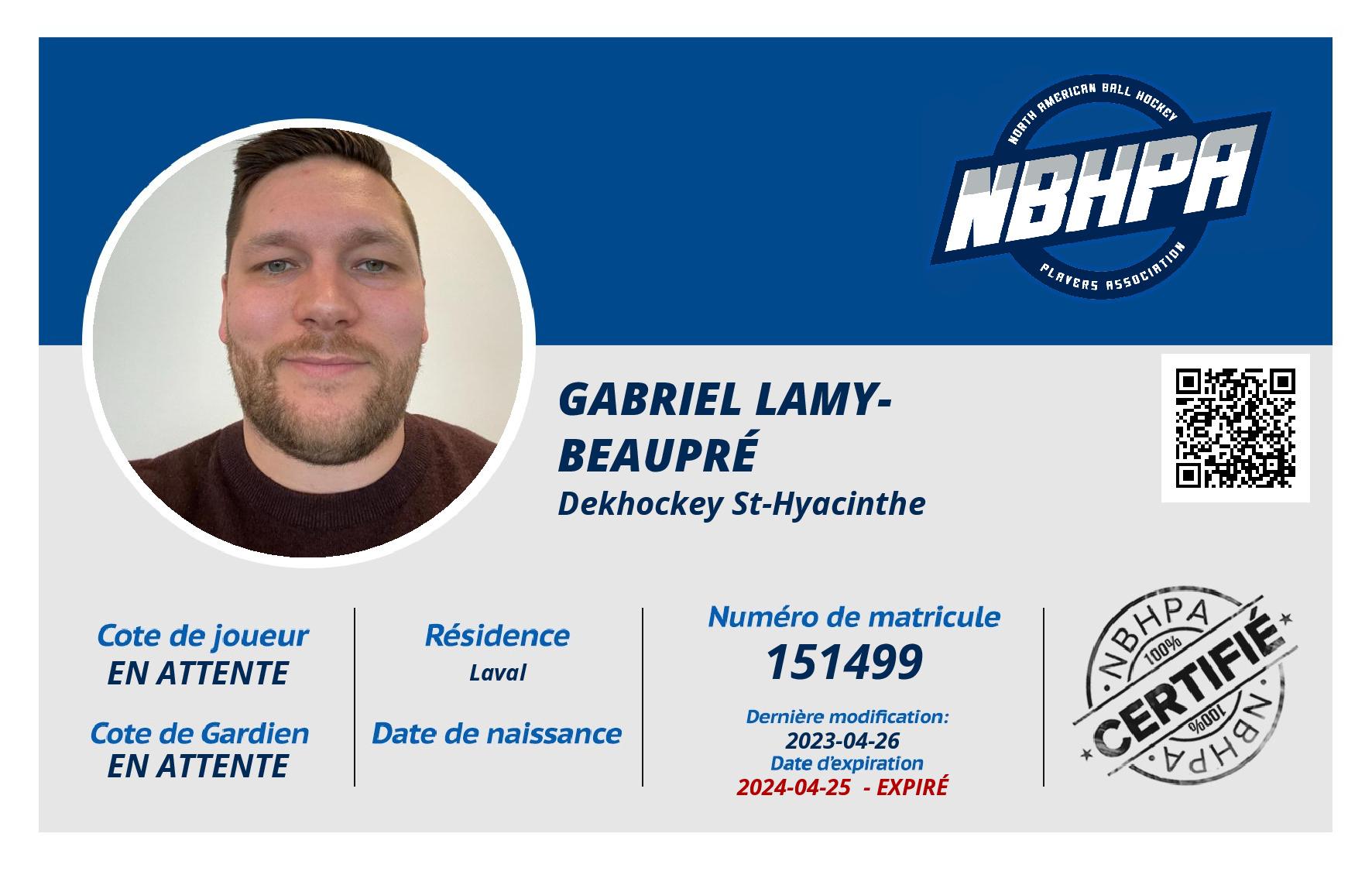 Gabriel Lamy-Beaupré