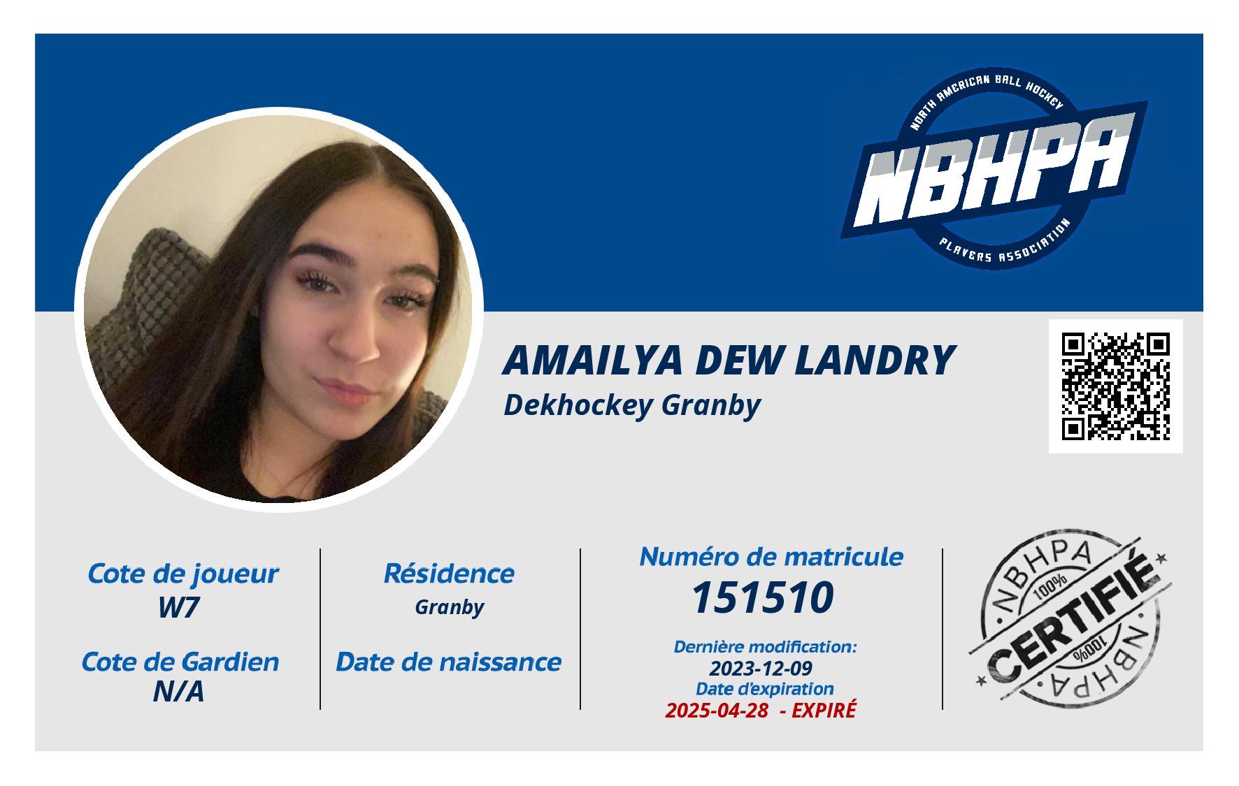 Amailya Dew landry