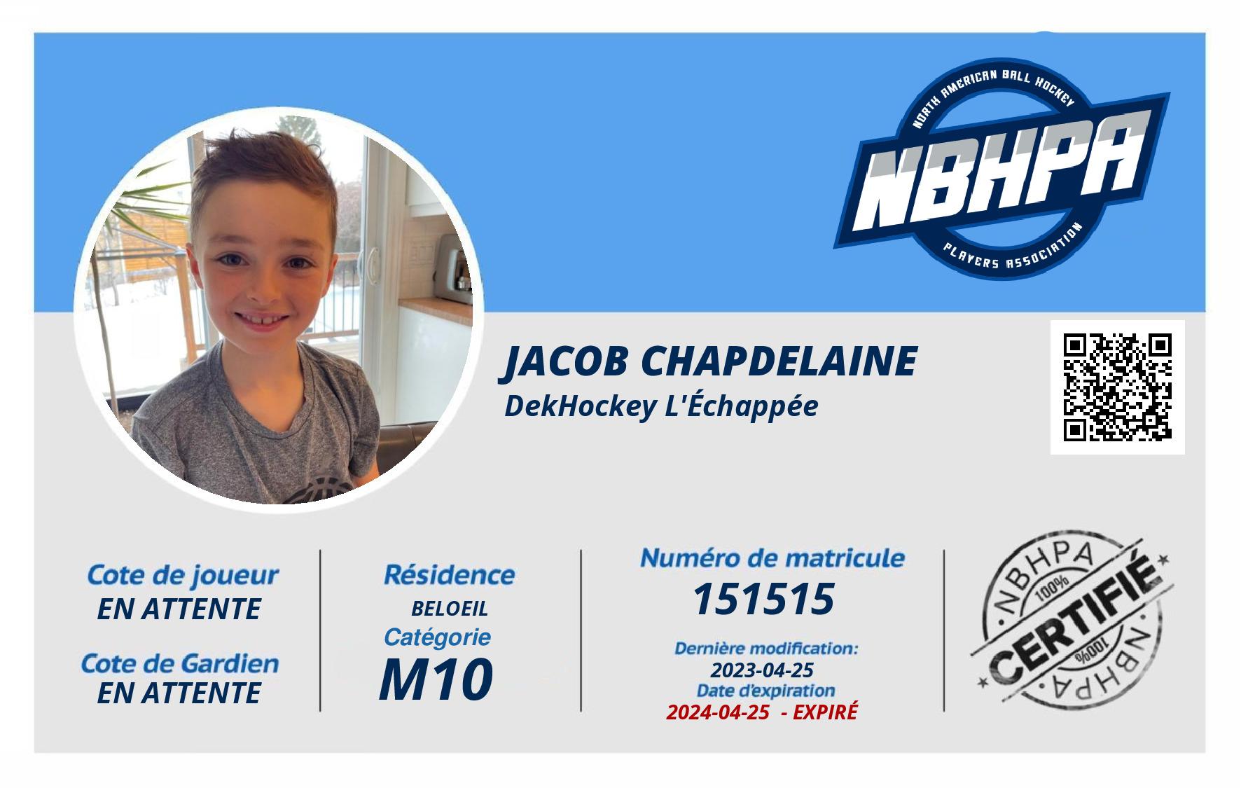 Jacob Chapdelaine