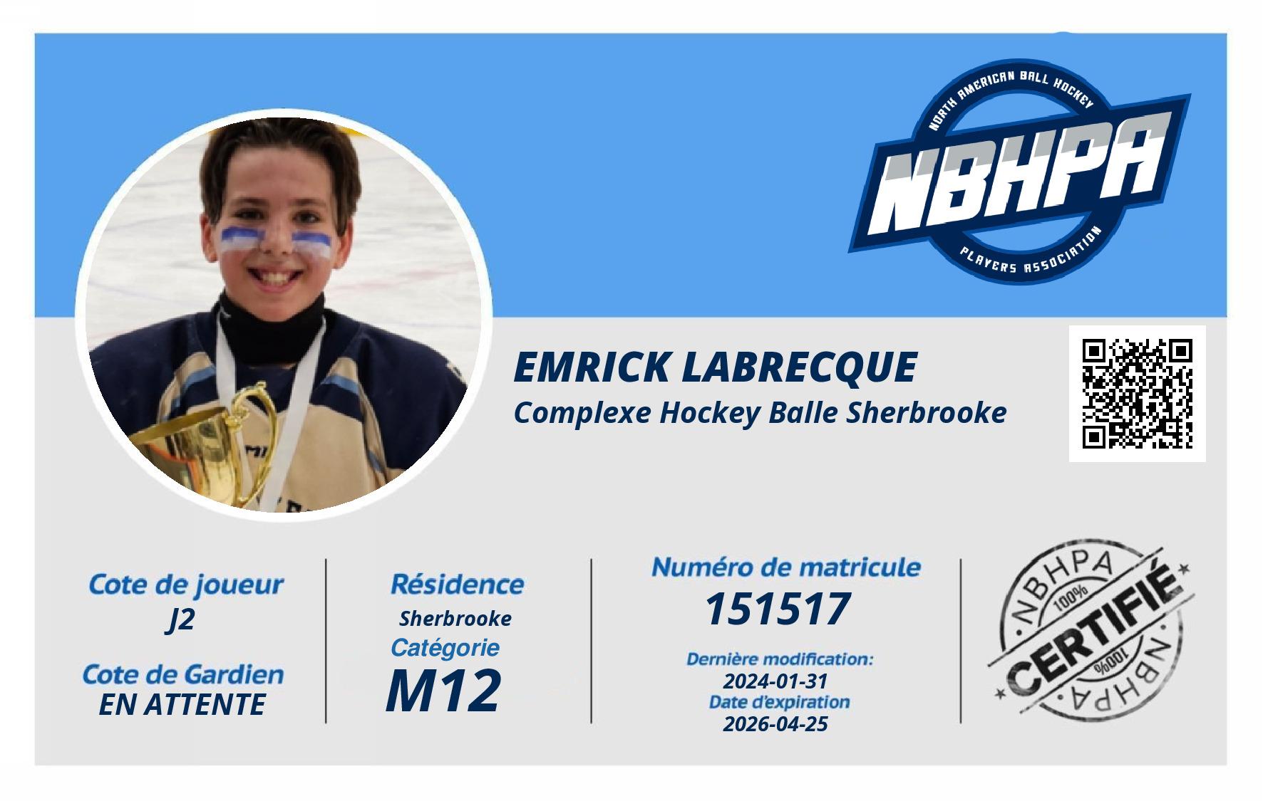 Emrick Labrecque