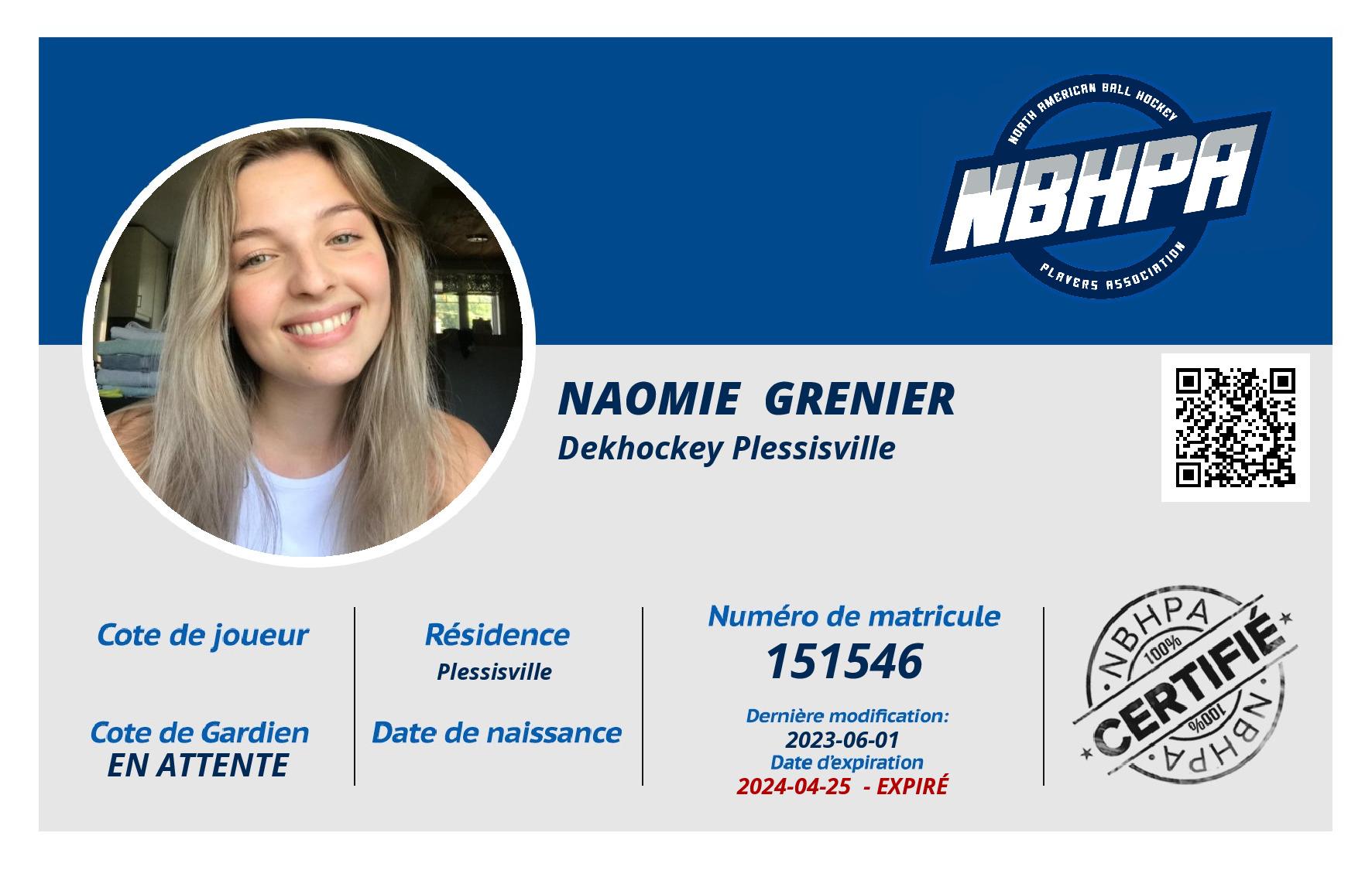 Naomie  Grenier
