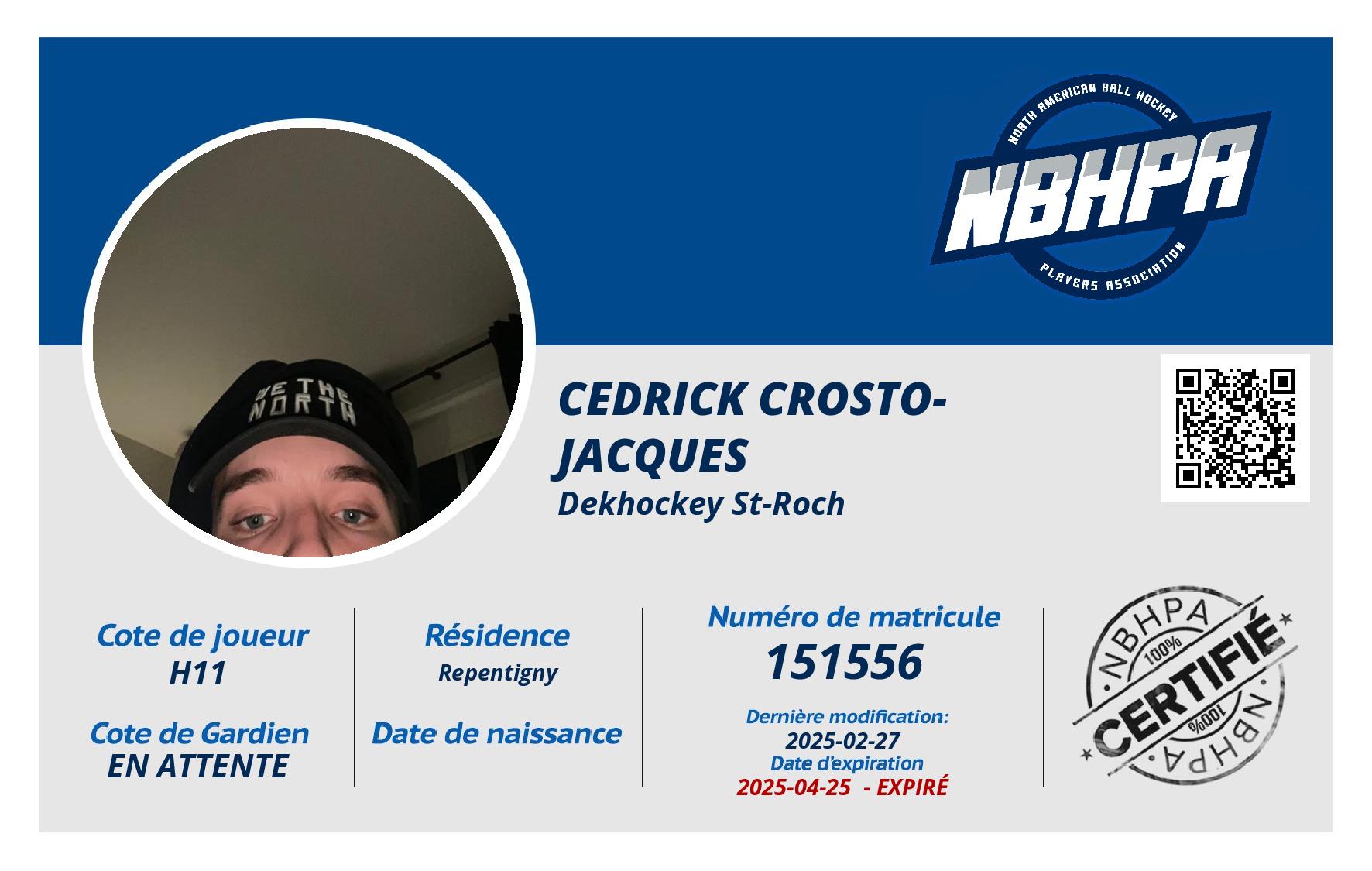 Cedrick Crosto-Jacques