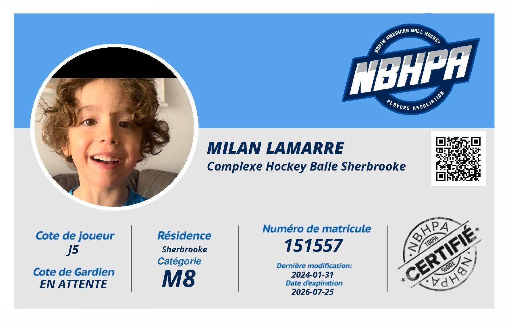 Milan Lamarre