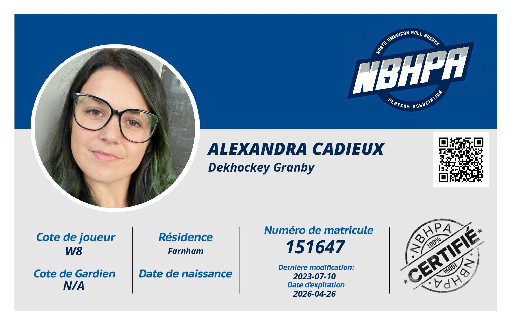 Alexandra Cadieux