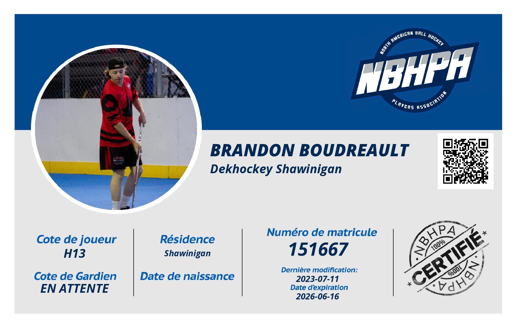 Brandon Boudreault