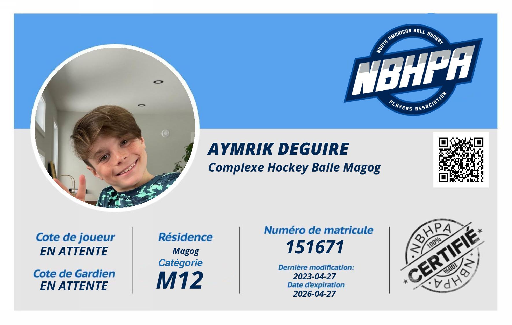 Aymrik Deguire 
