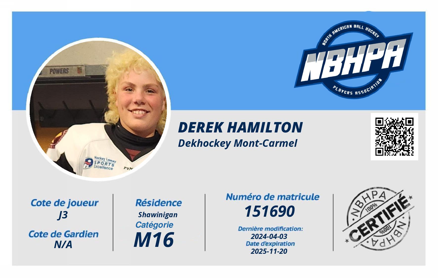 Derek Hamilton