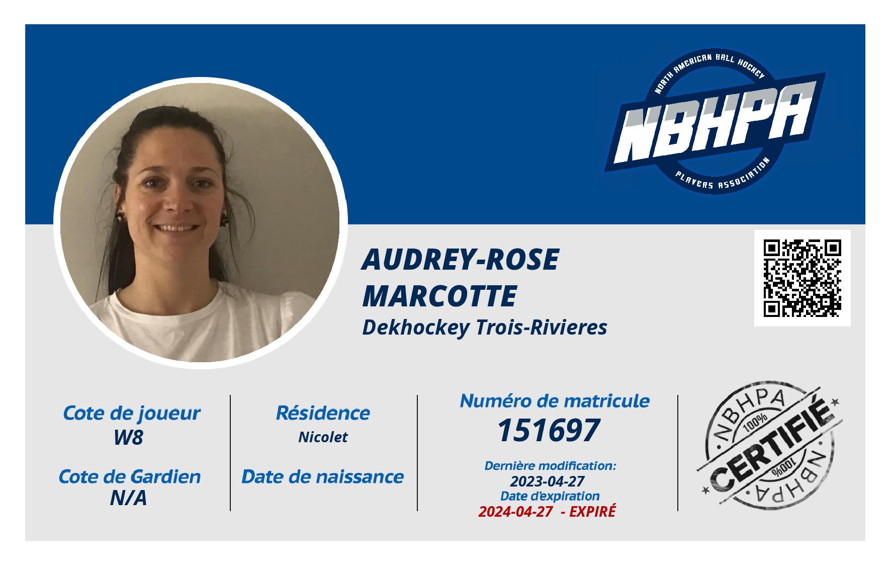 Audrey-Rose Marcotte